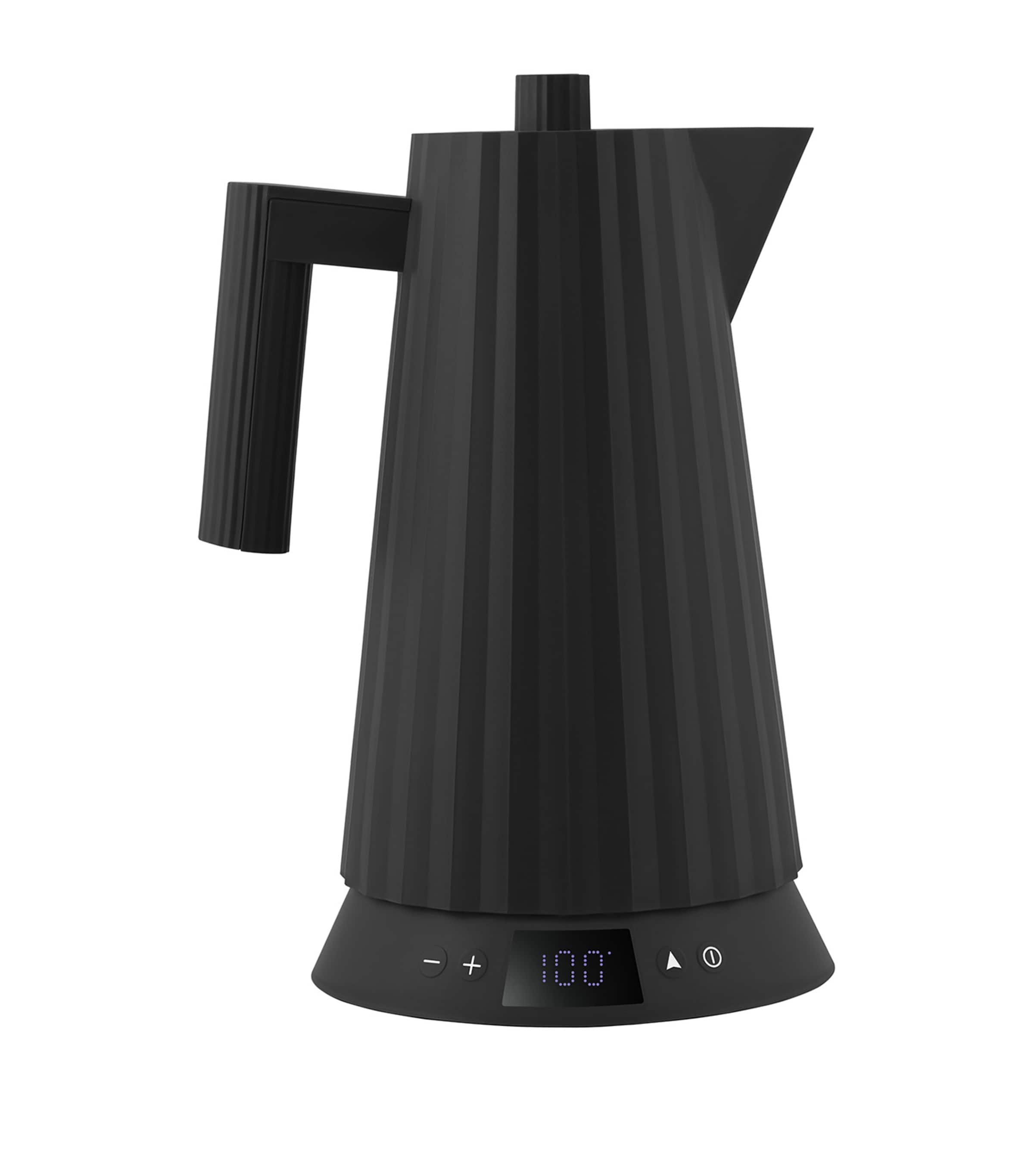 Alessi Plisse Temperature Control Kettl In Black