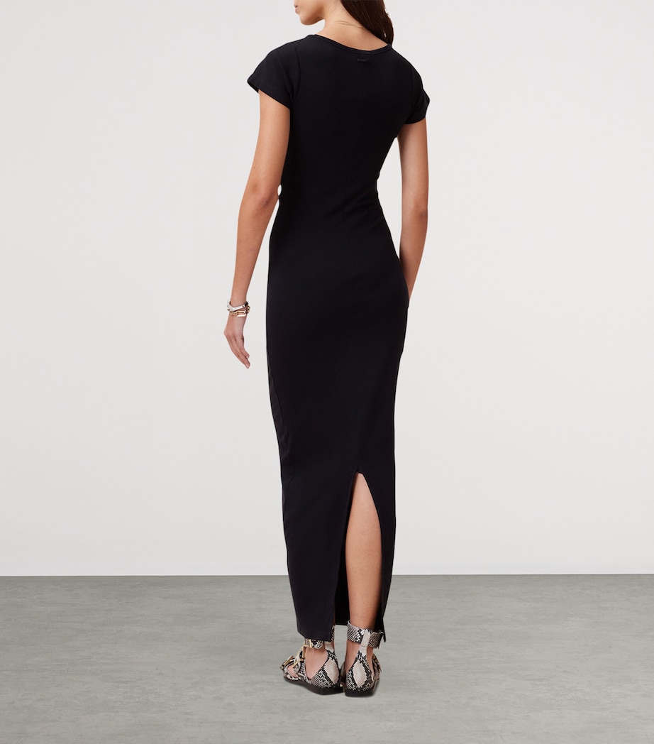 Organic Cotton Katarina Maxi Dress BLACK Image 3