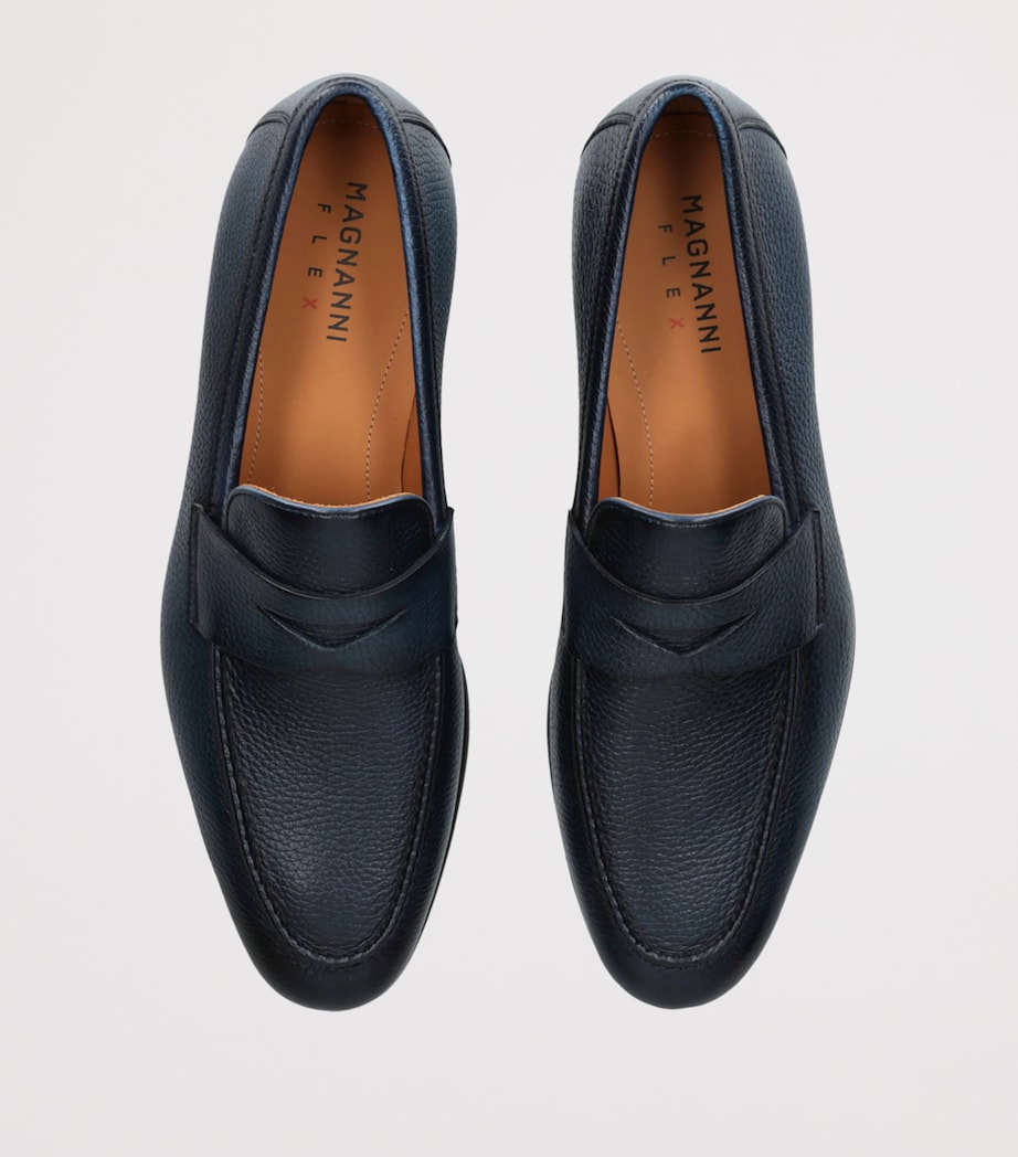 Leather Diezma II Loafers NAVY Image 4