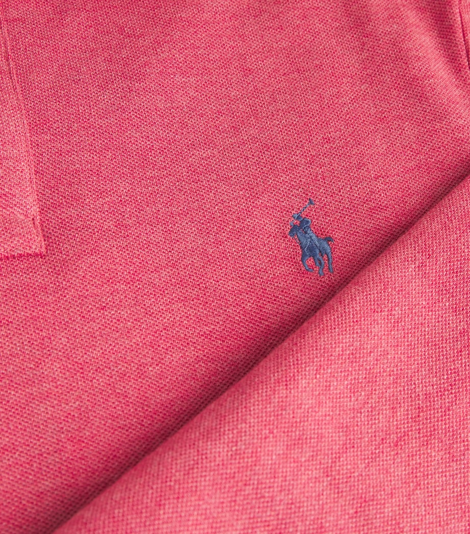 Cotton Polo Shirt RED Image 5