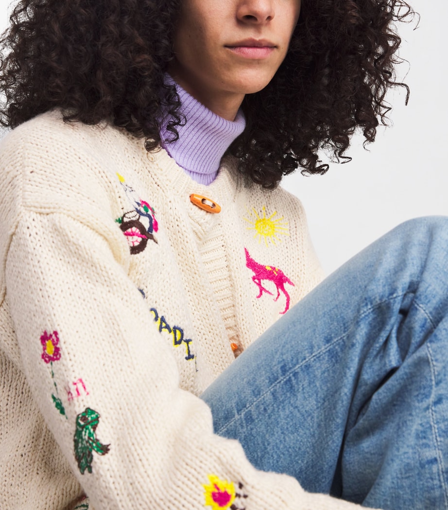 Embroidered The Long Drop Cardigan OUT THERE OTH Image 6