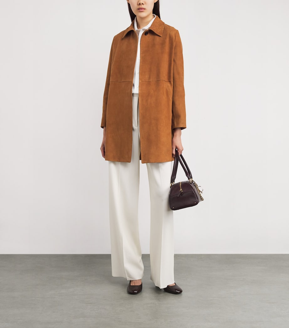Suede Overcoat CAMEL Image 2