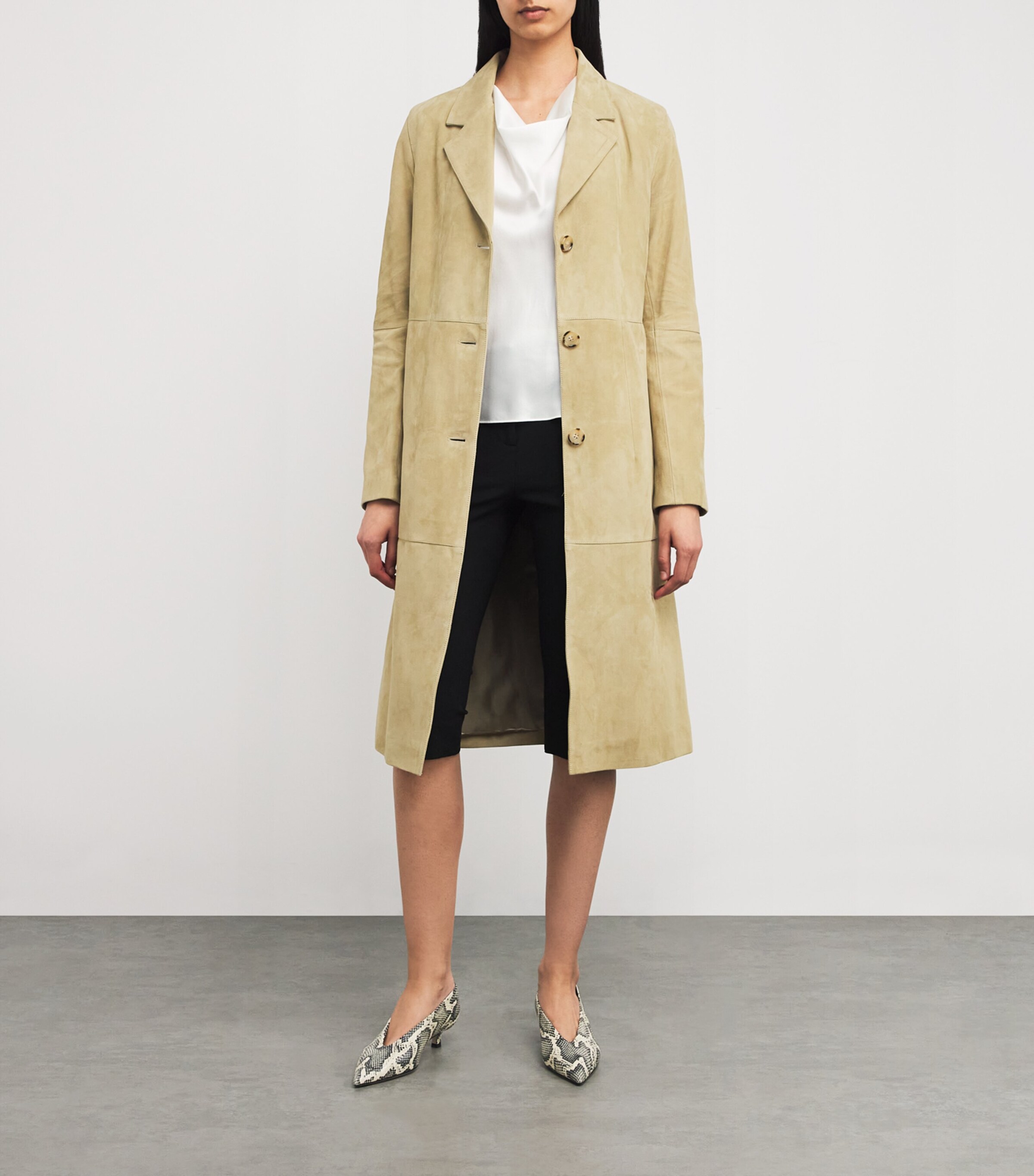 Silk Cowl-Neck Blouse 101OWH Image 2