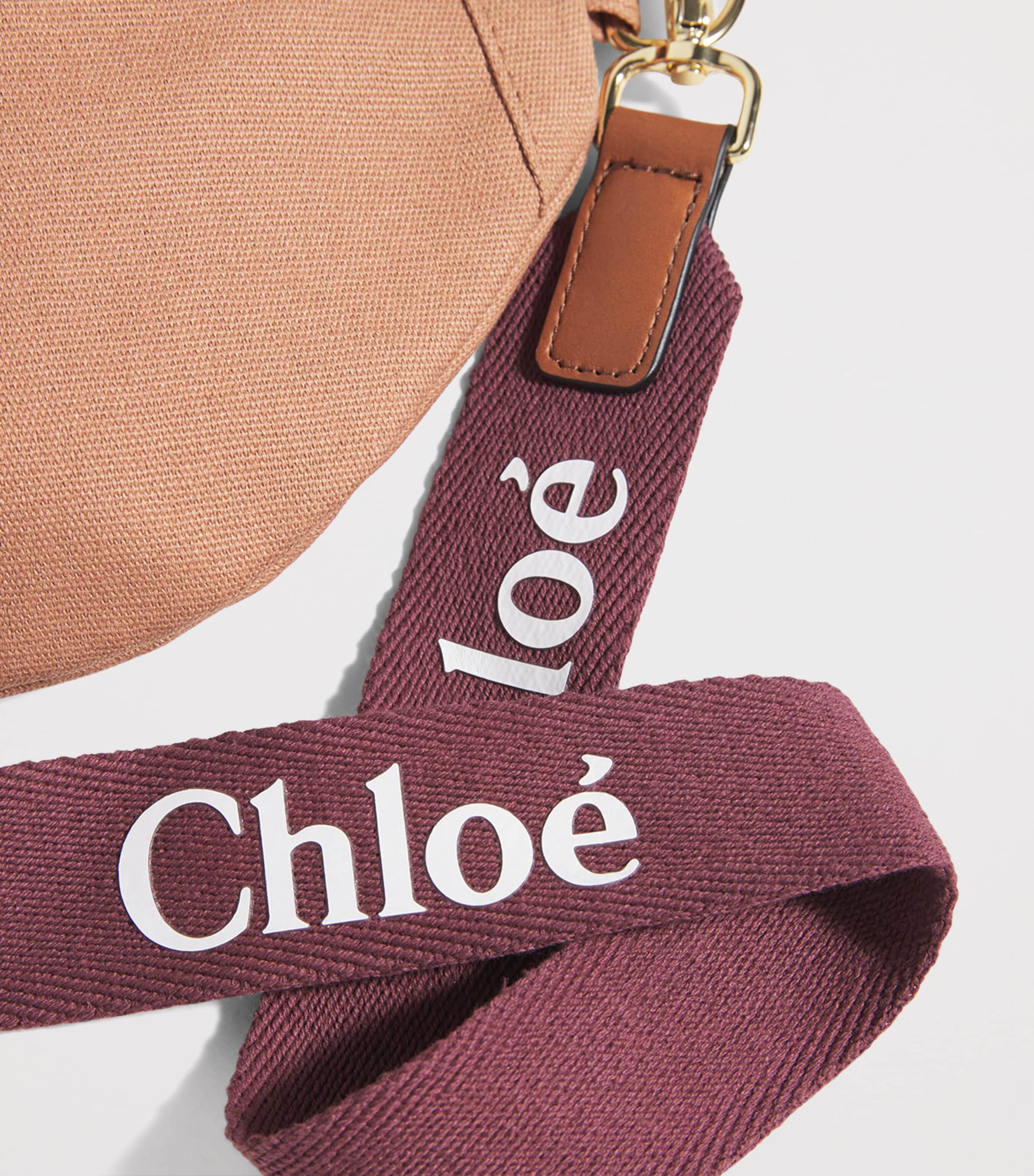 Canvas Logo Belt Bag BRICK Image 3