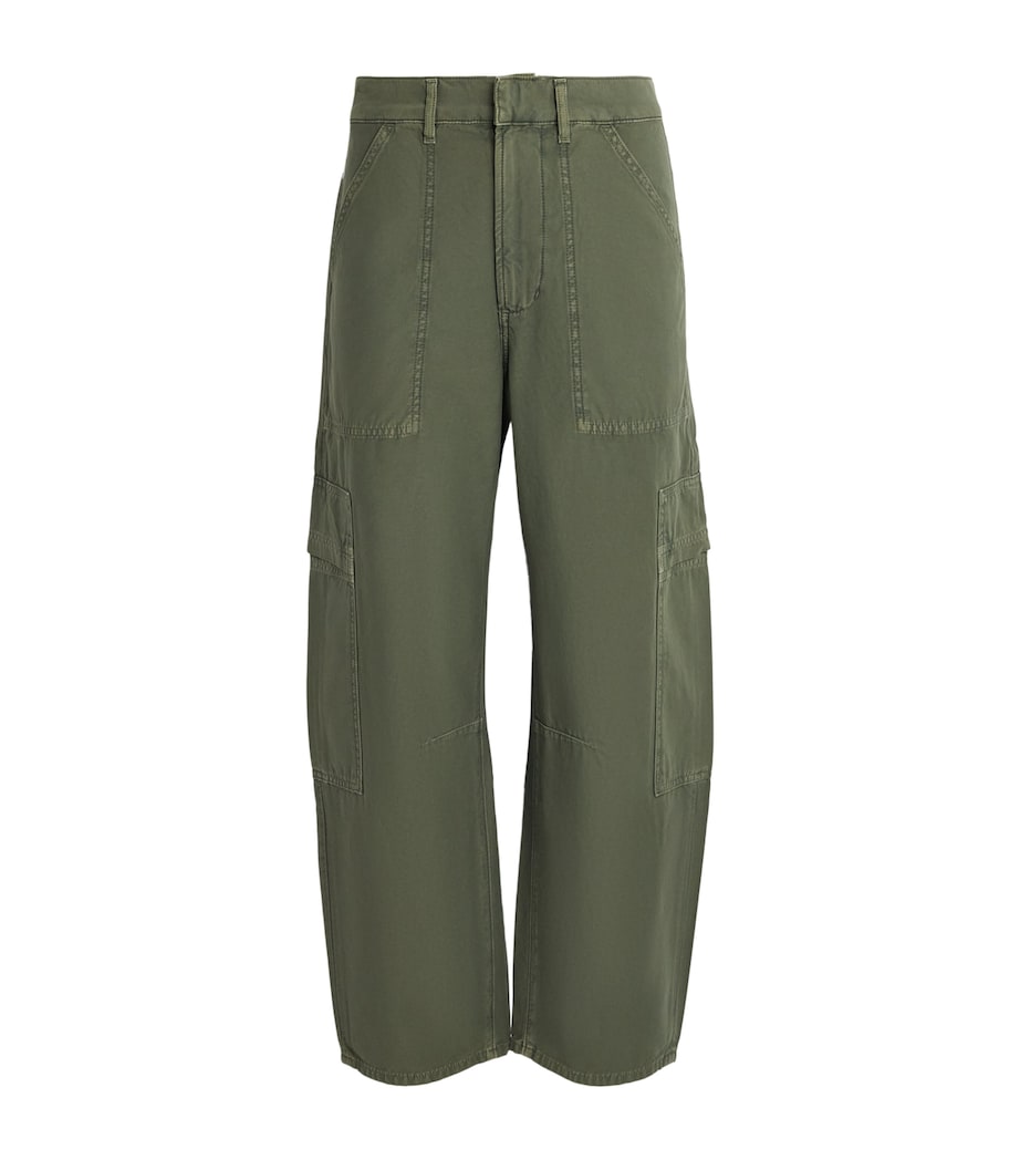 Citizens of Humanity Womens Cotton Marcelle Utility Trousers Surplus Image 1