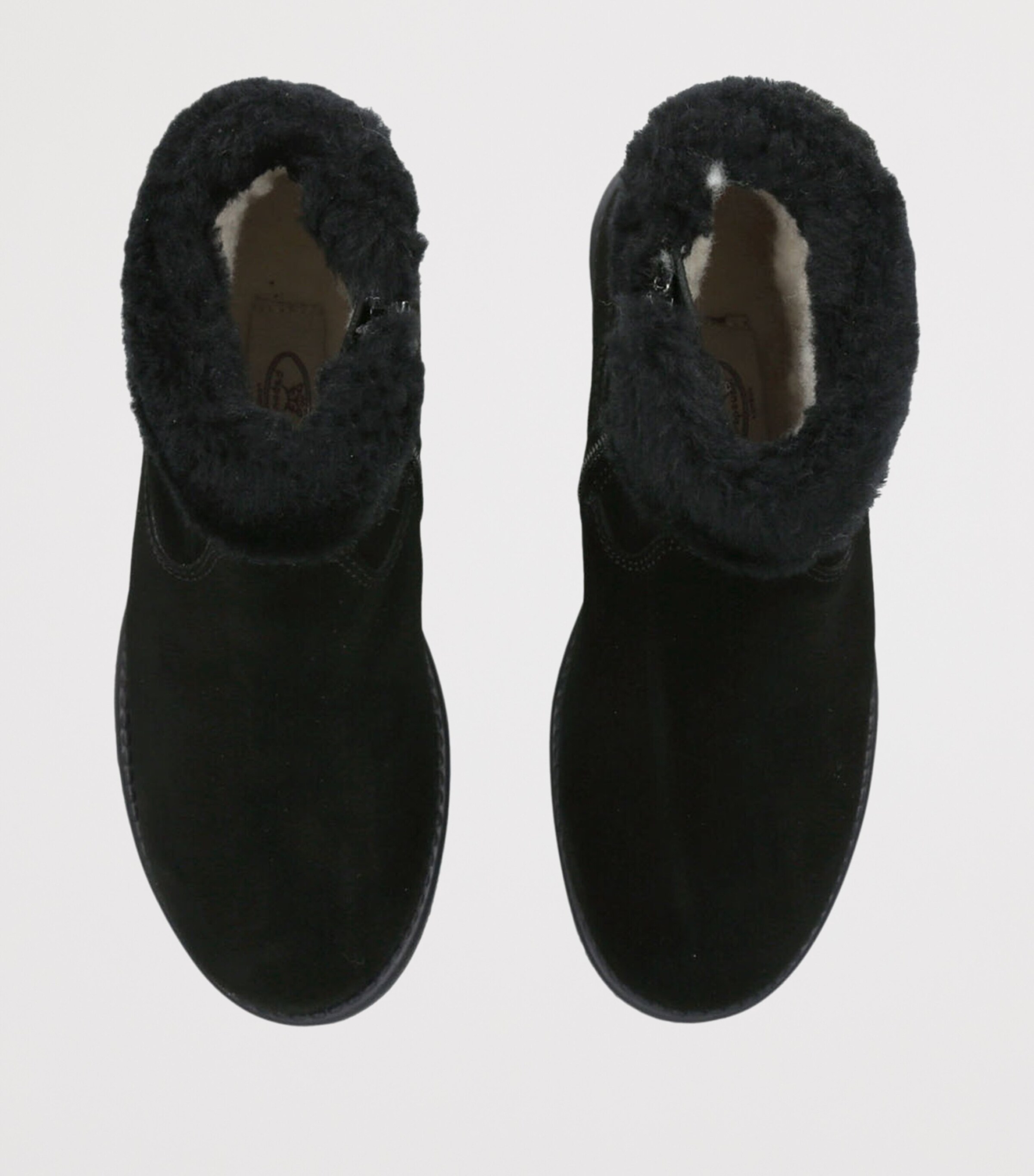 Suede Matilda Ankle Boots BLACK Image 4