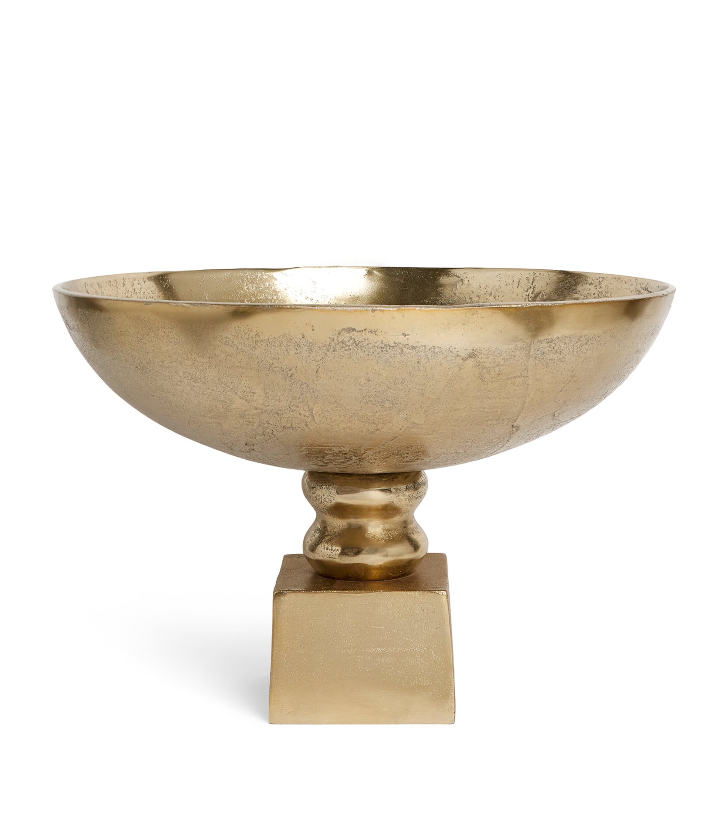 Harrods Antique Gold-tone Bowl In Gold