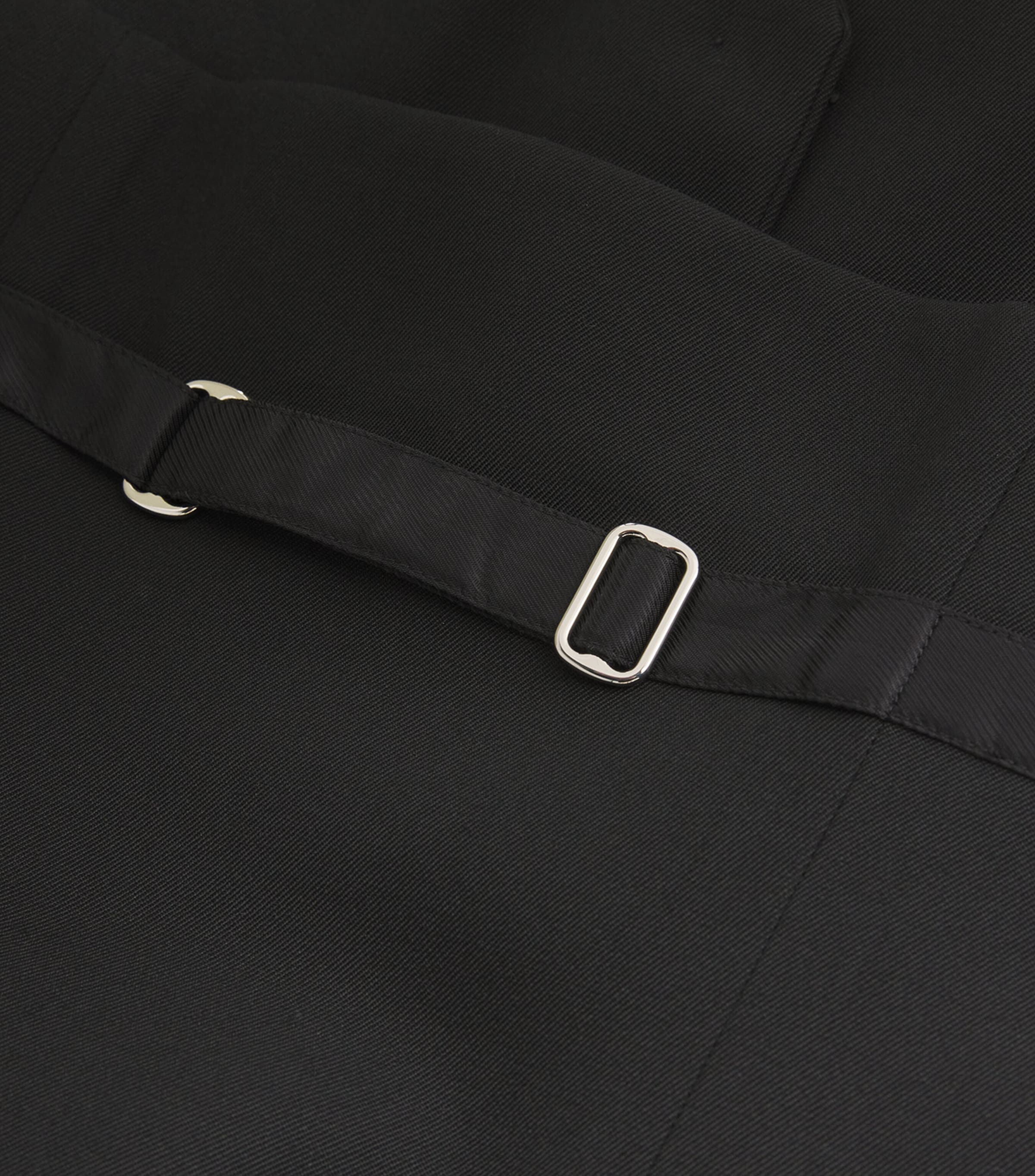 Wool Deconstructed Vest 001BLACK Image 5