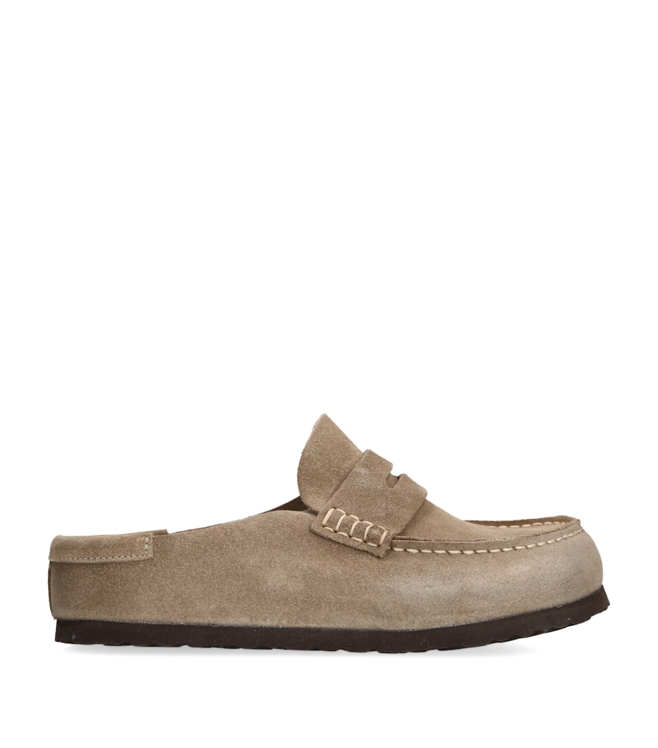 Suede Naples Wrapped Clogs TAUPE Image 1