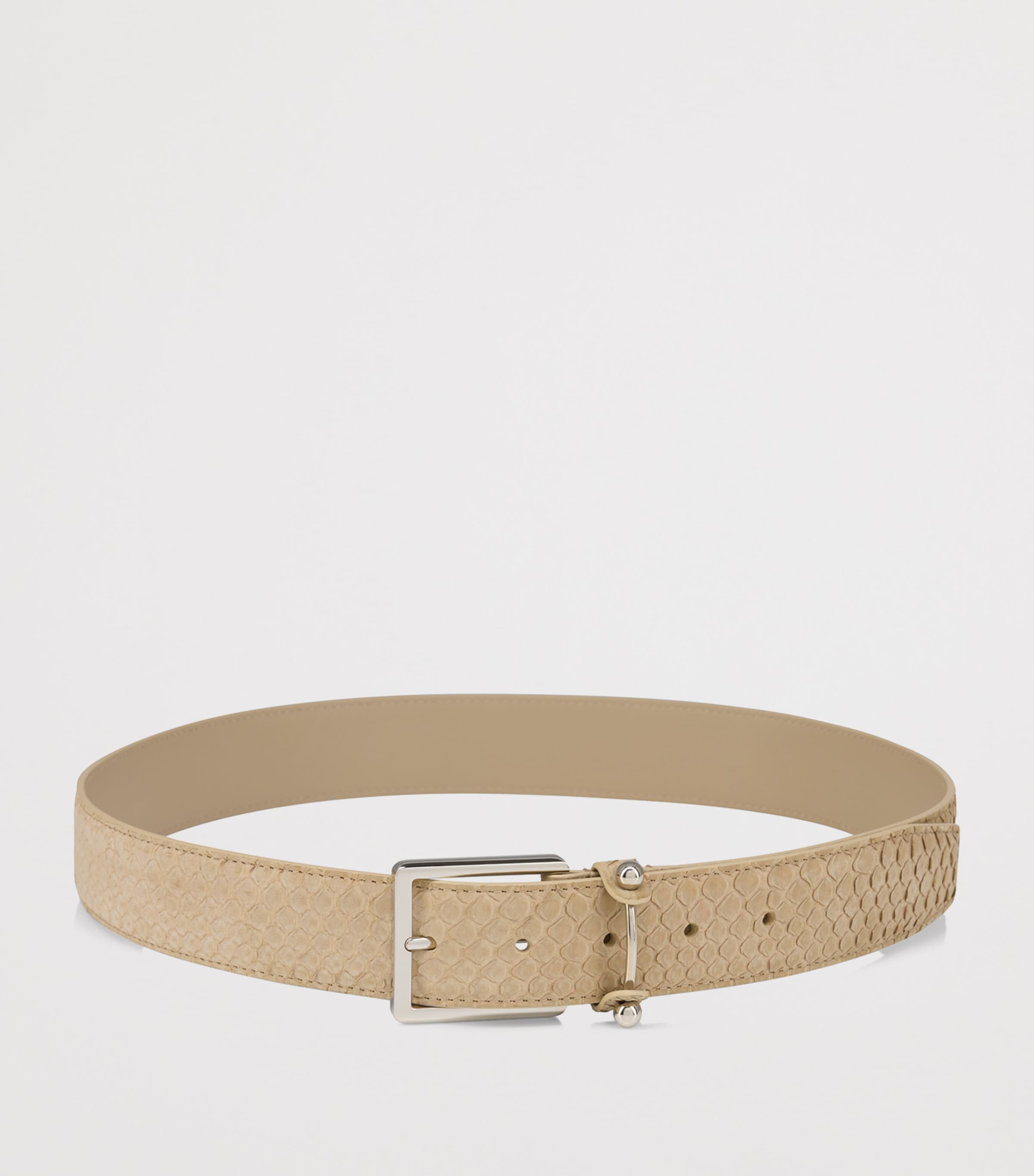 Christian Louboutin Chambeliss Python Leather Belt Image 2