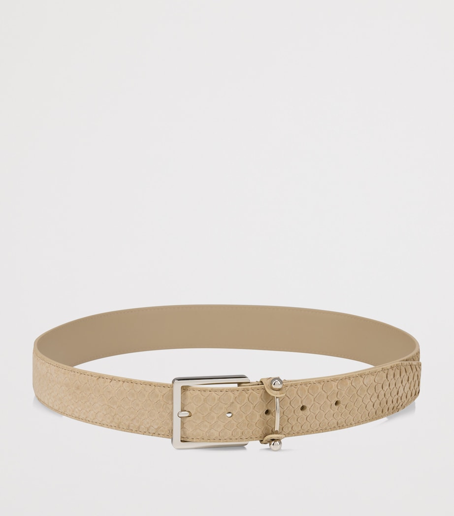 Christian Louboutin Chambeliss Python Leather Belt Image 2