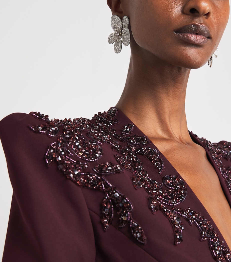 Embellished Night Flowering Gown 2103 CARDINAL Image 4