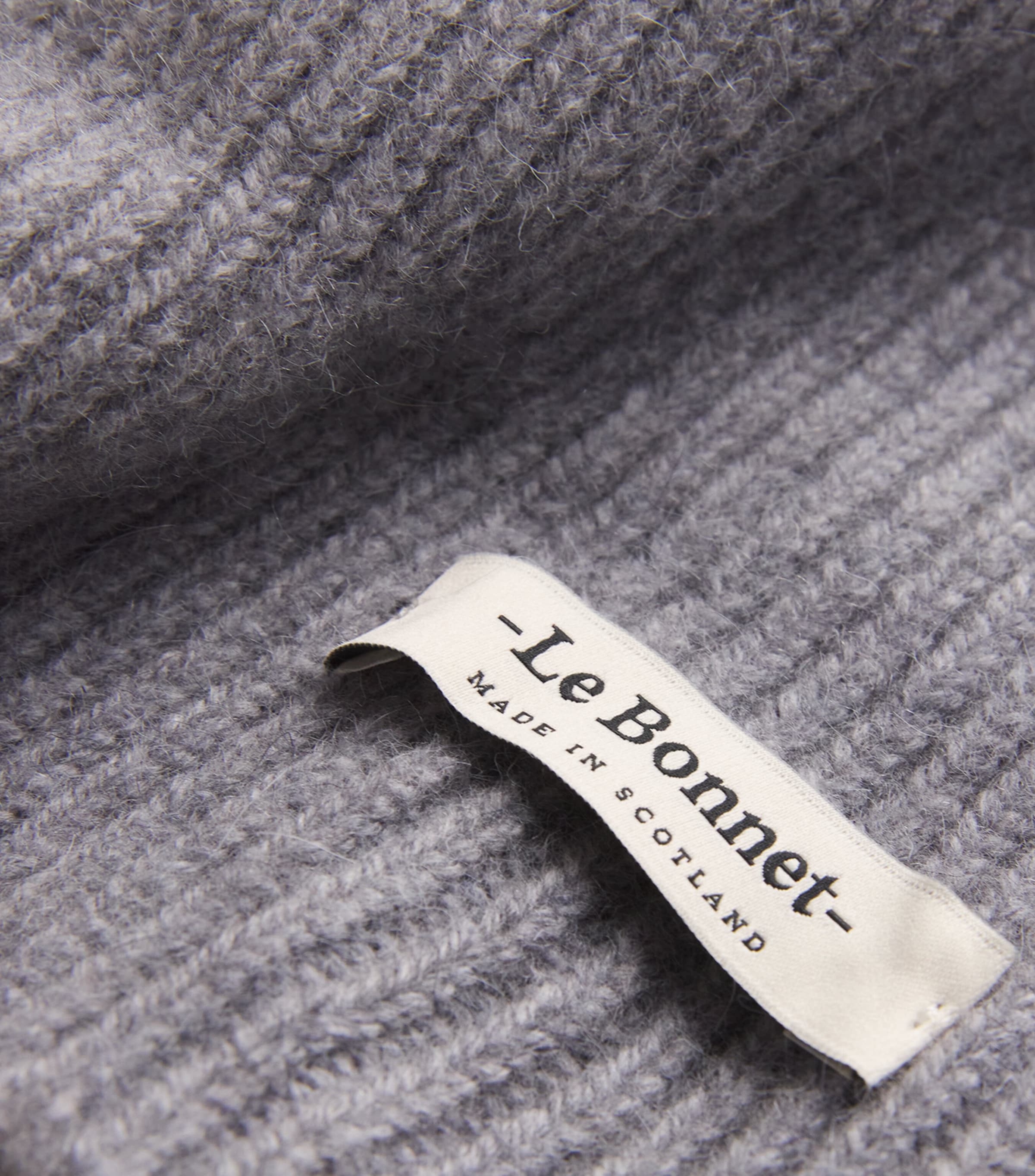 Lambswool-Caregora Classic Beanie SMOKE Image 5