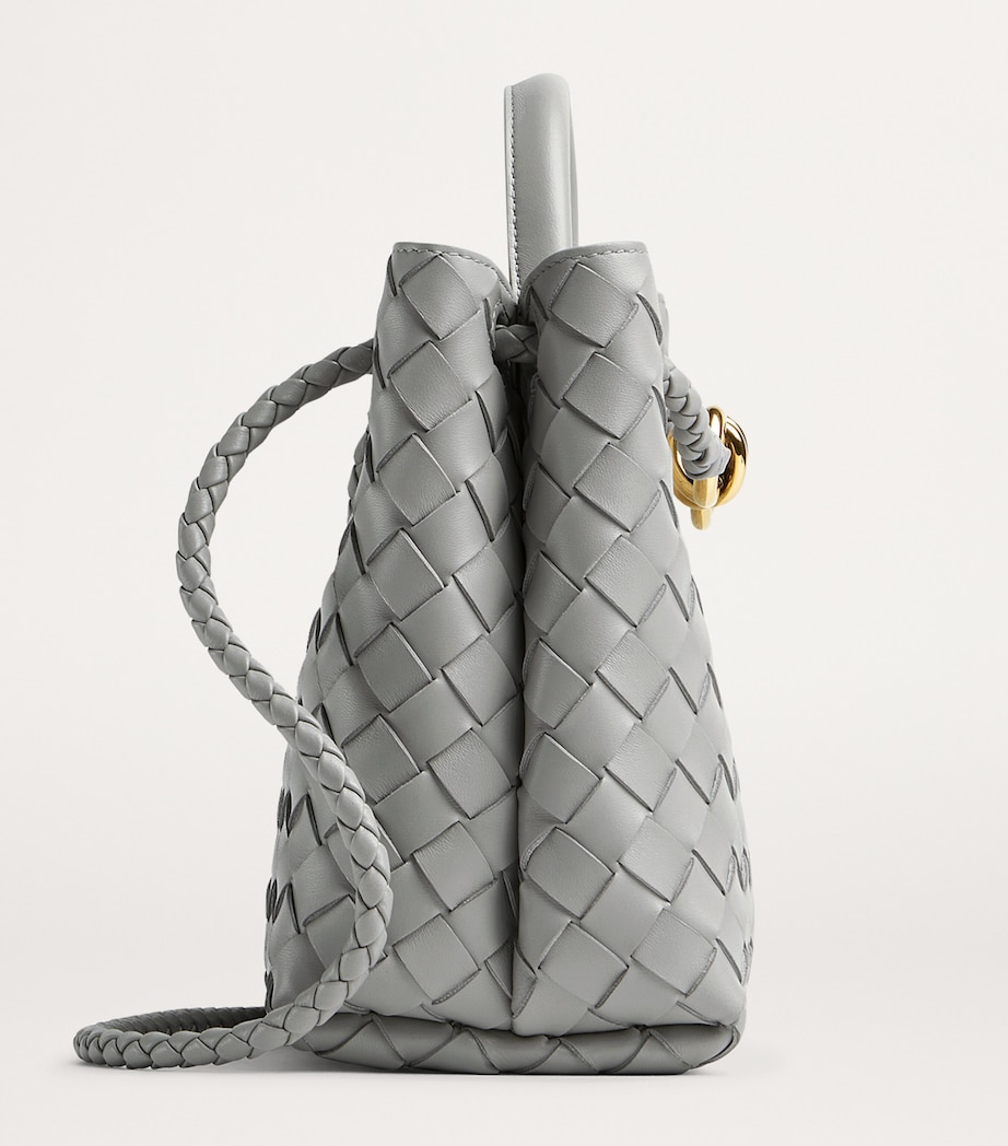 Bottega Veneta Small Leather Andiamo Top-Handle Bag Image 6