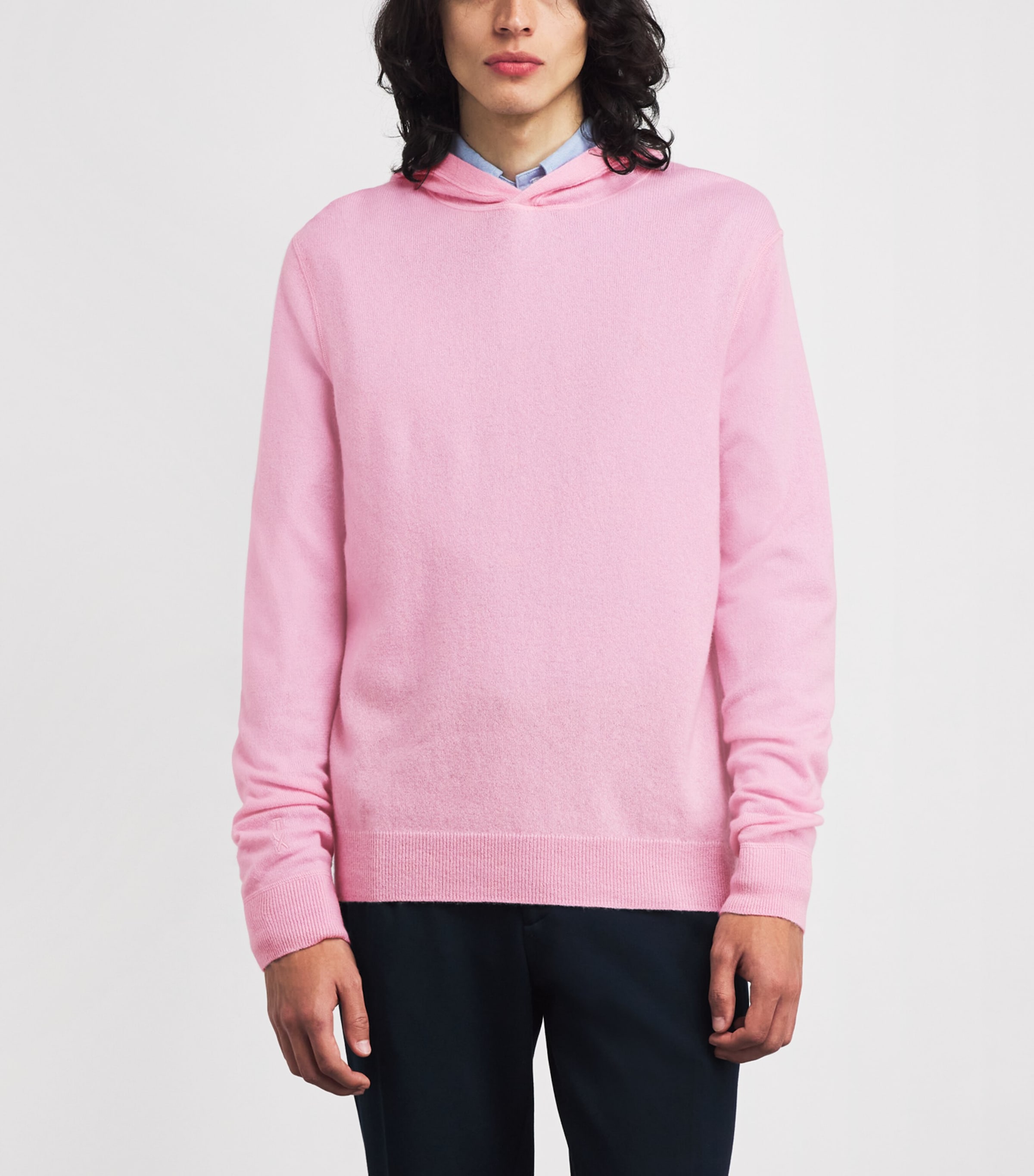 Cashmere Hoodie DUSTY CARMEL PINK Image 3