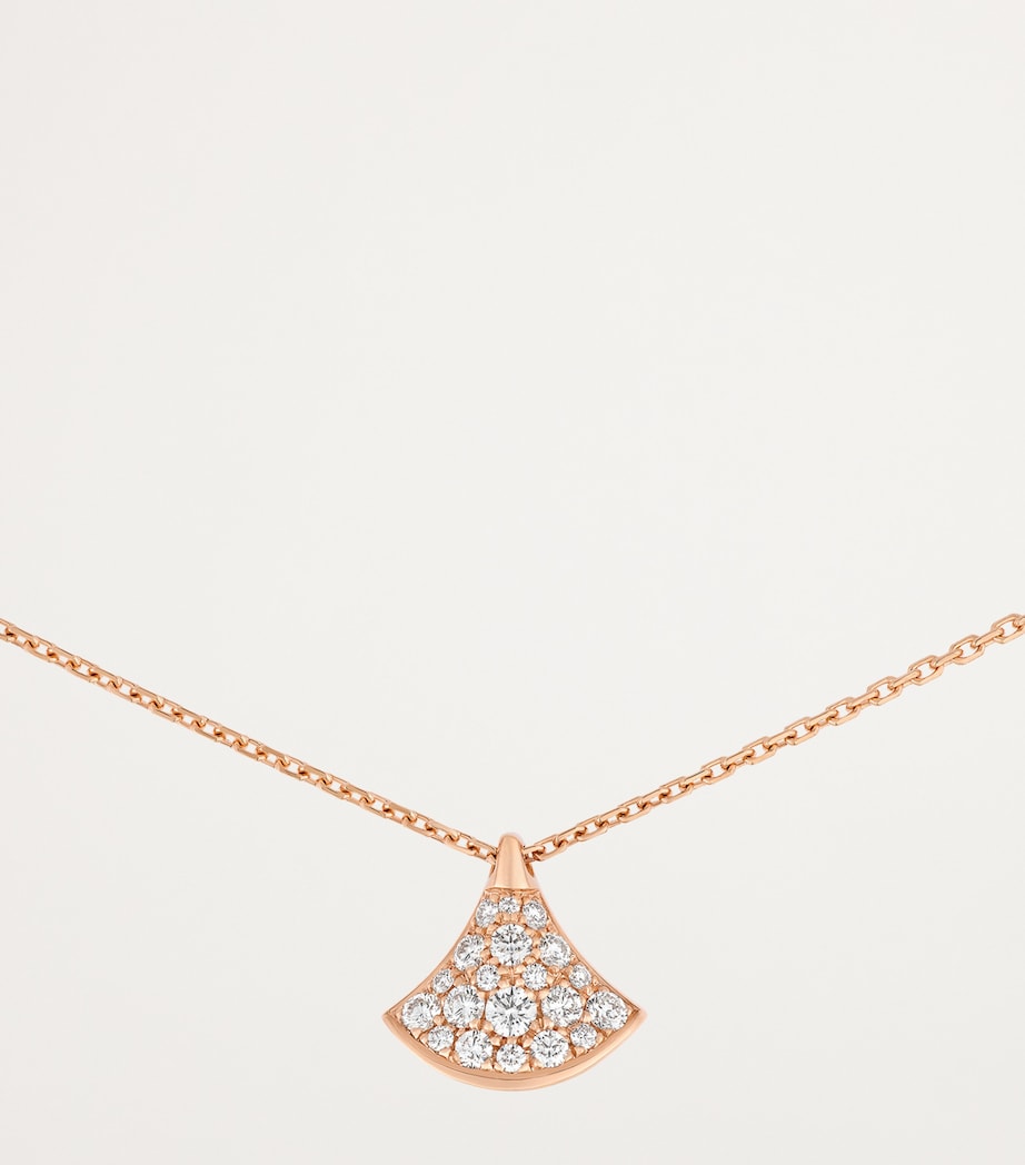 Rose Gold and Diamond Divas' Dream Pendant Necklace ROSE GOLD Image 5