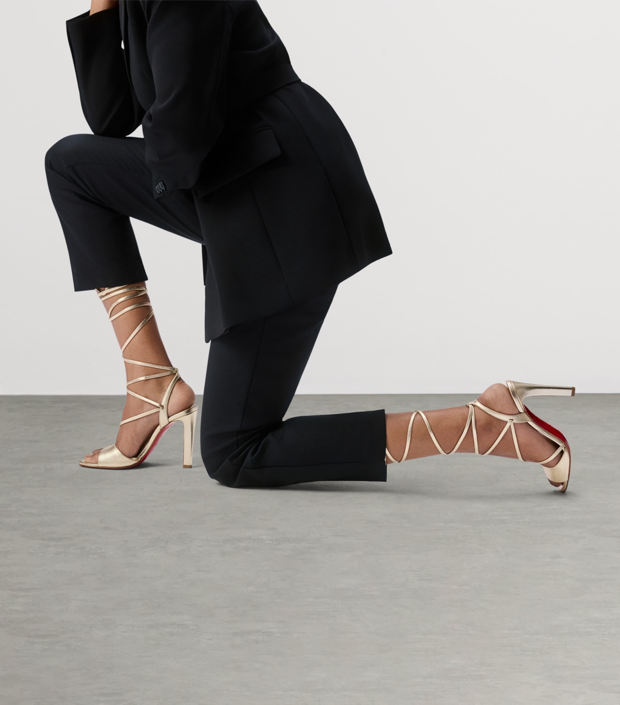 Christian Louboutin Fanny Randa Leather Sandals 100 Image 4