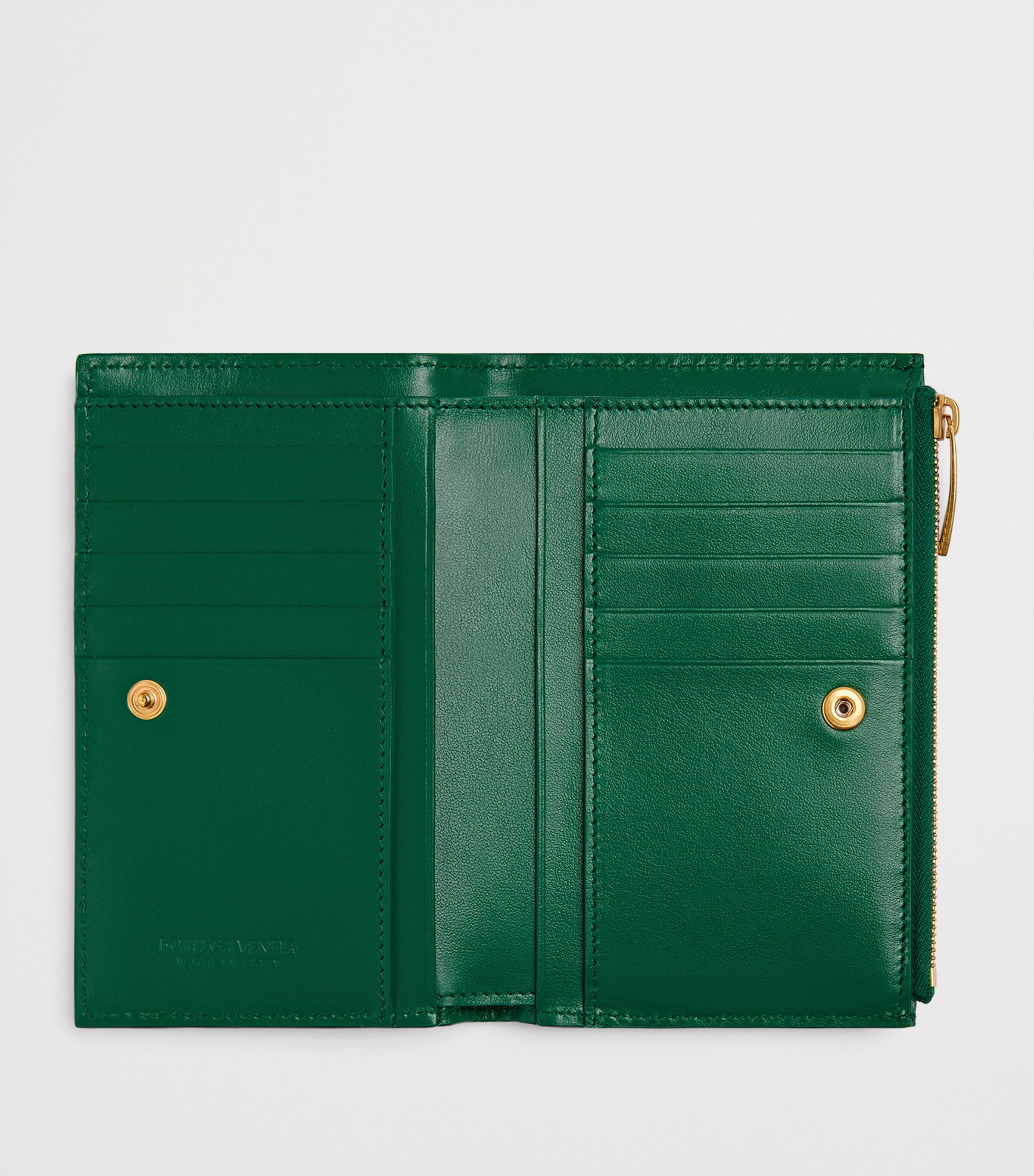 Medium Leather Intrecciato Bifold Wallet 3197 Image 4