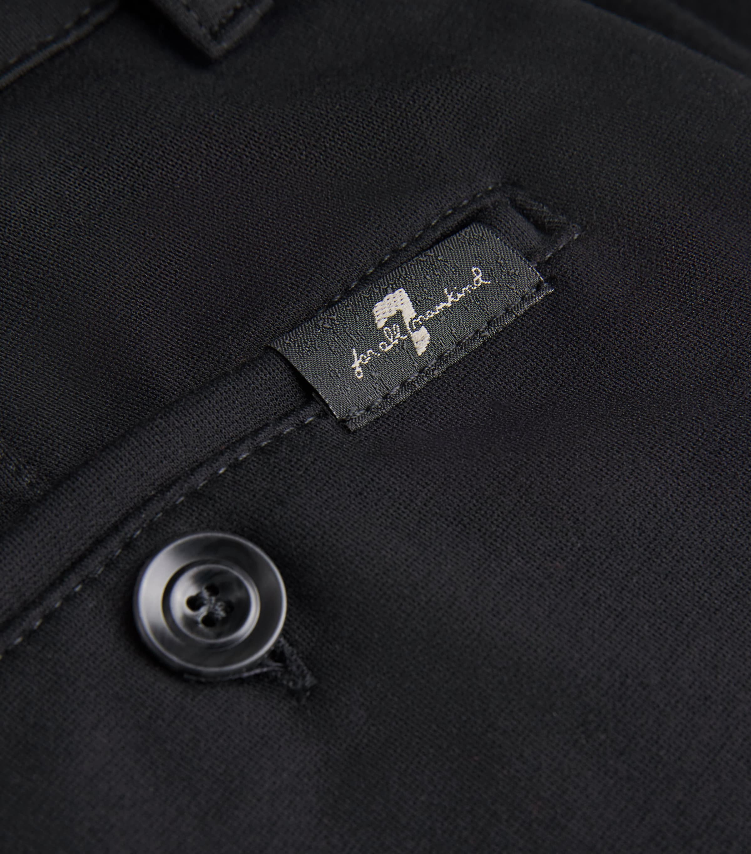 Double Knit Cargo Chinos BLACK Image 5