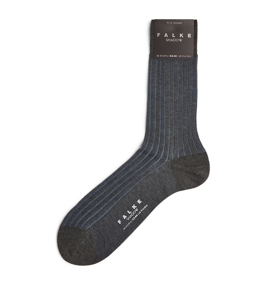 Fine Shadow Socks GREY Image 1