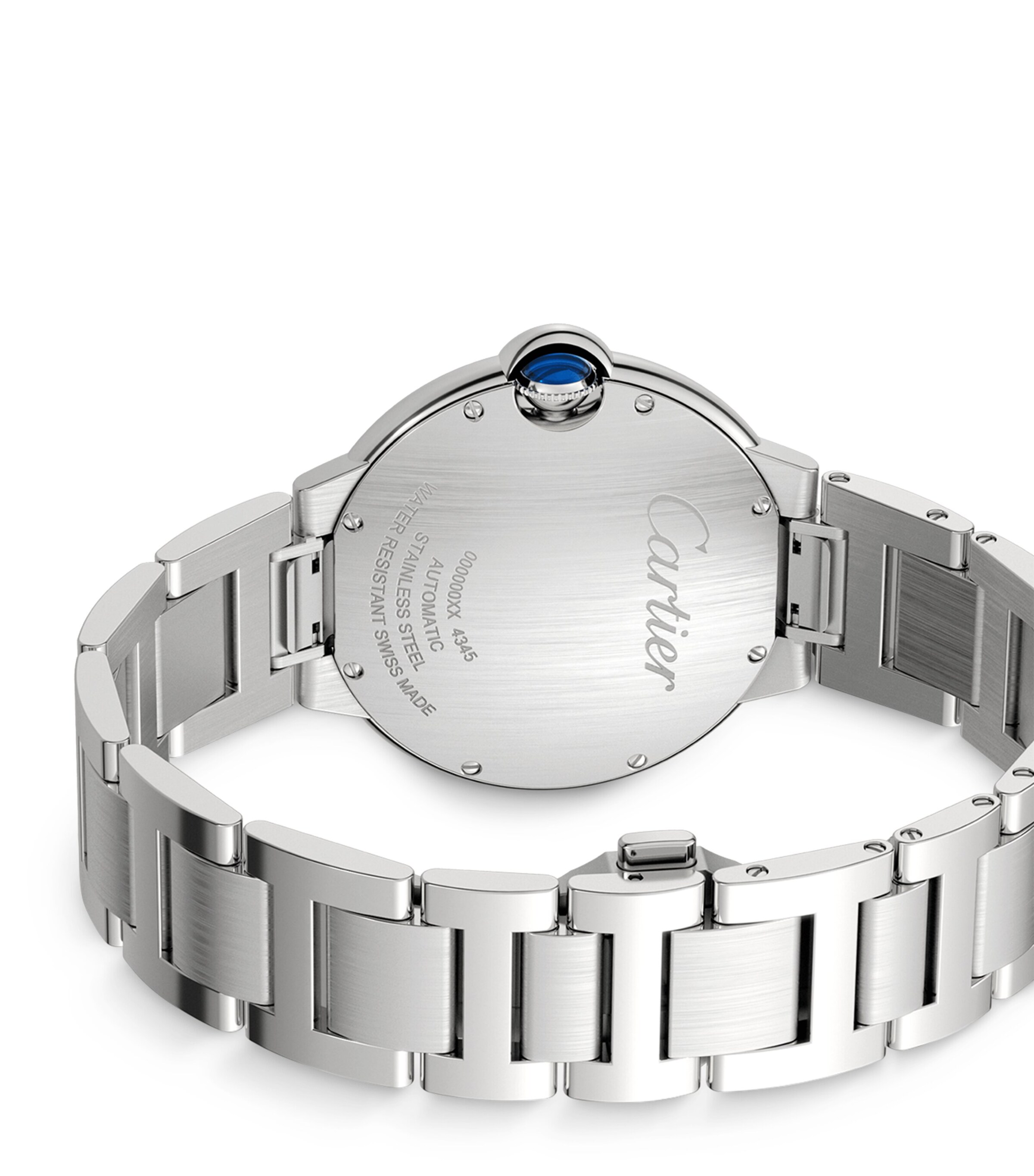 Cartier Stainless Steel Ballon Bleu de Cartier Watch 40mm Silver Image 5