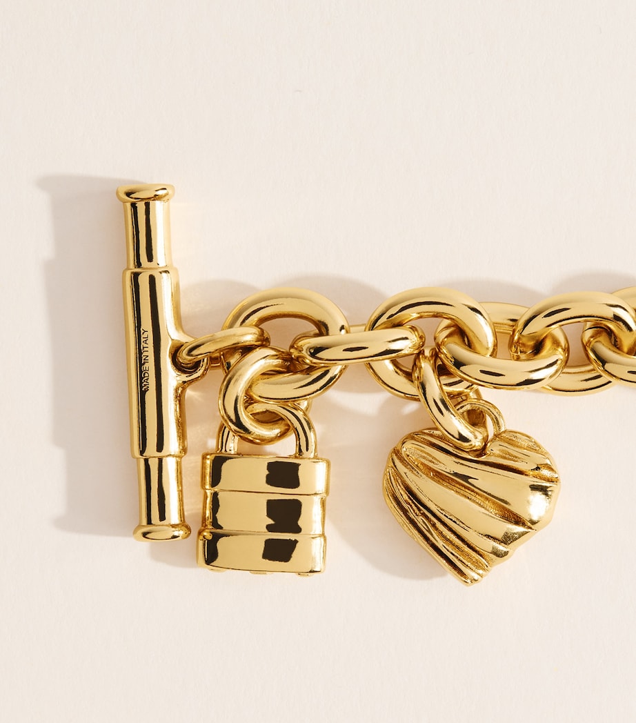 Chloé Paddington Charms Bracelet Palladium Black Image 3