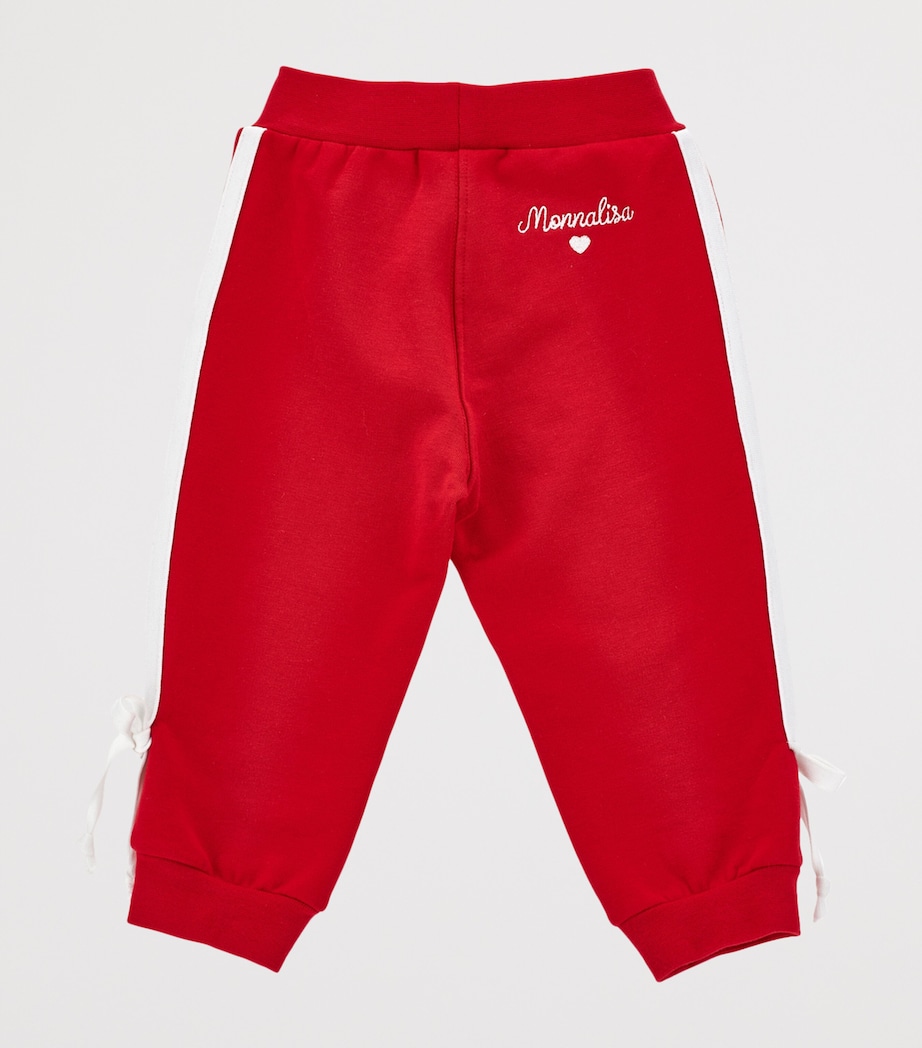 Stretch-Cotton Bow Sweatpants (6-36 Months) RUBINO Image 2