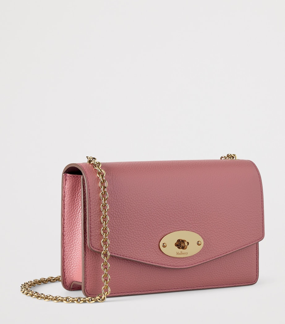 Mulberry Small Darley Cross-Body Bag Pink Scrumpy Image 3