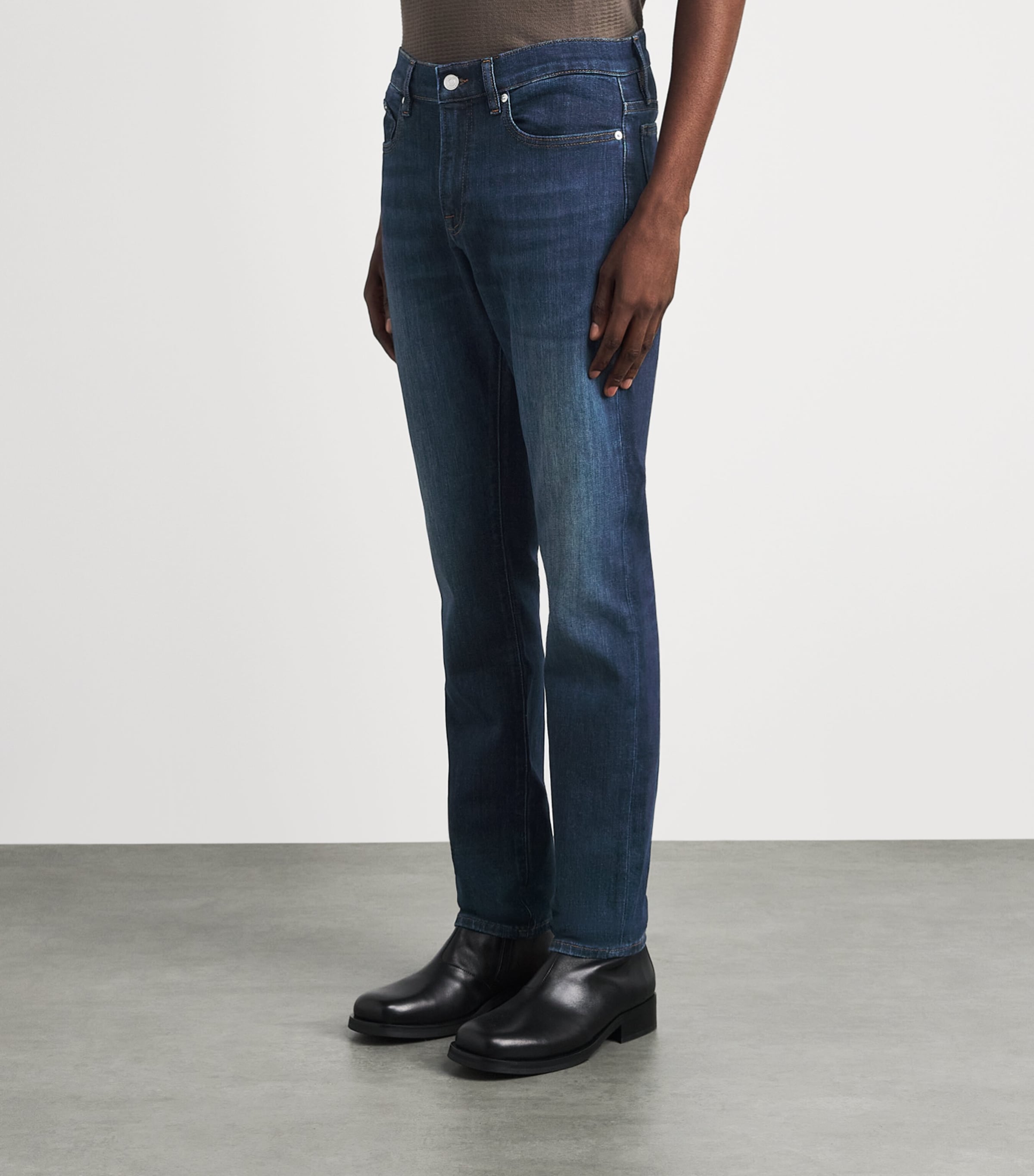 FRAME Mens L'Homme Slim Jeans Last Lasting Image 4