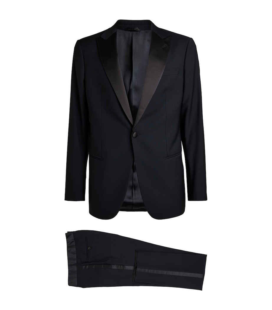 Silk-Trimmed Tuxedo Suit UBUV Image 1