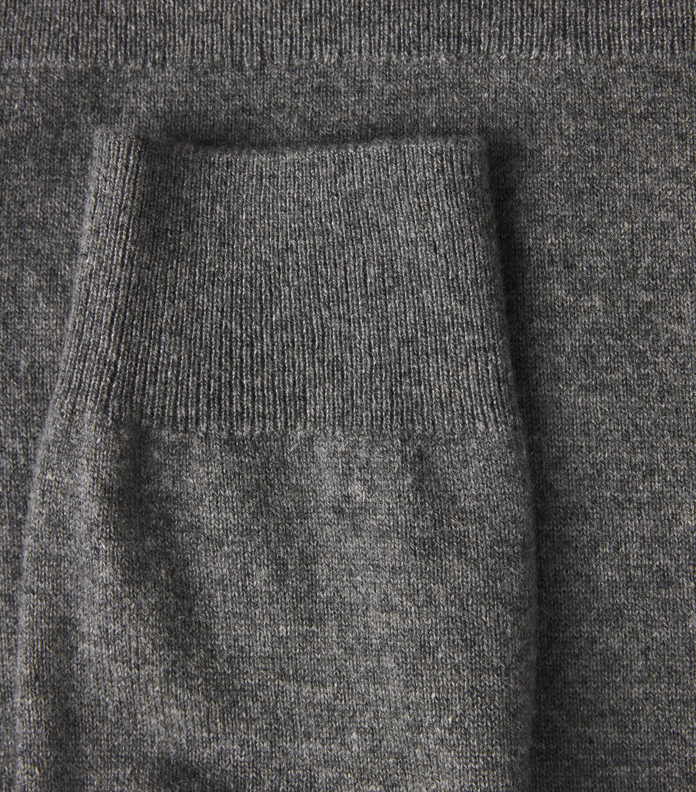 Cashmere Crew-Neck Sweater GREY HTR Image 5