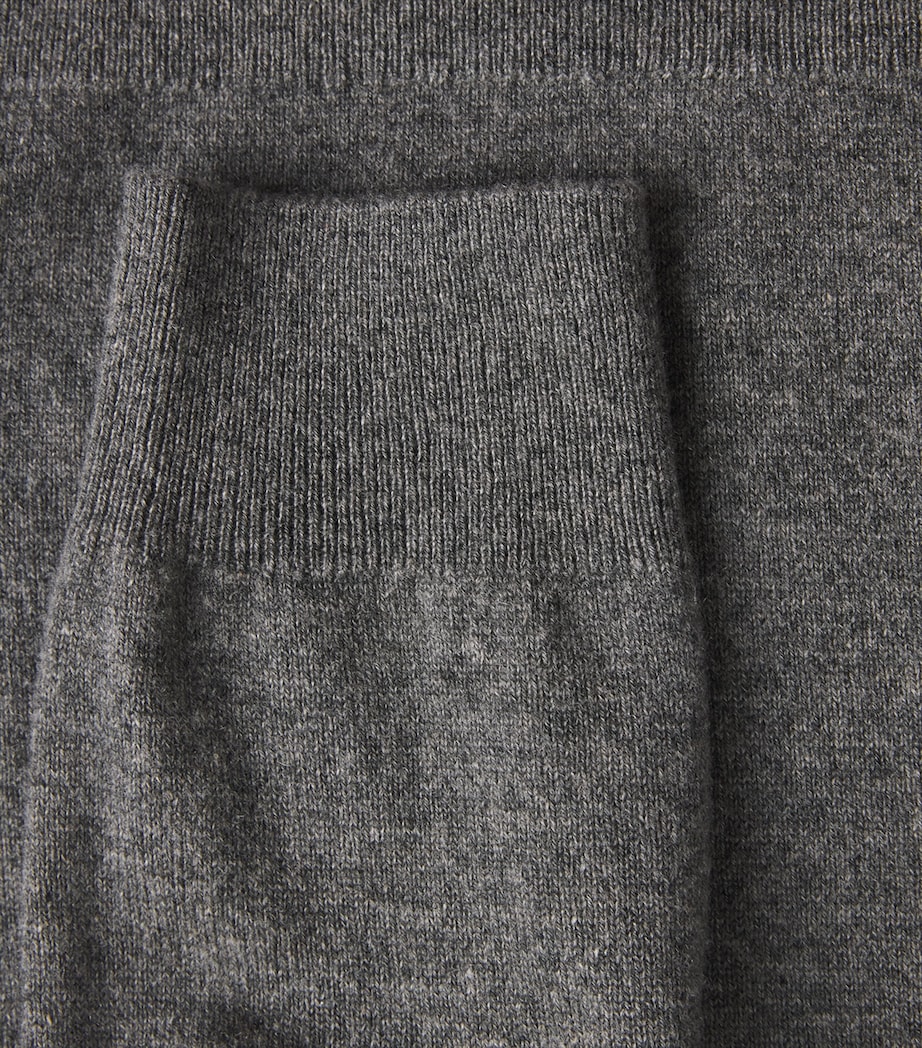 Cashmere Crew-Neck Sweater GREY HTR Image 5