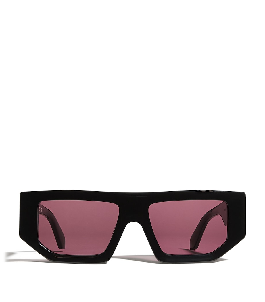 Metal Vancouver Sunglasses BLACK - BURGUNDY Image 1