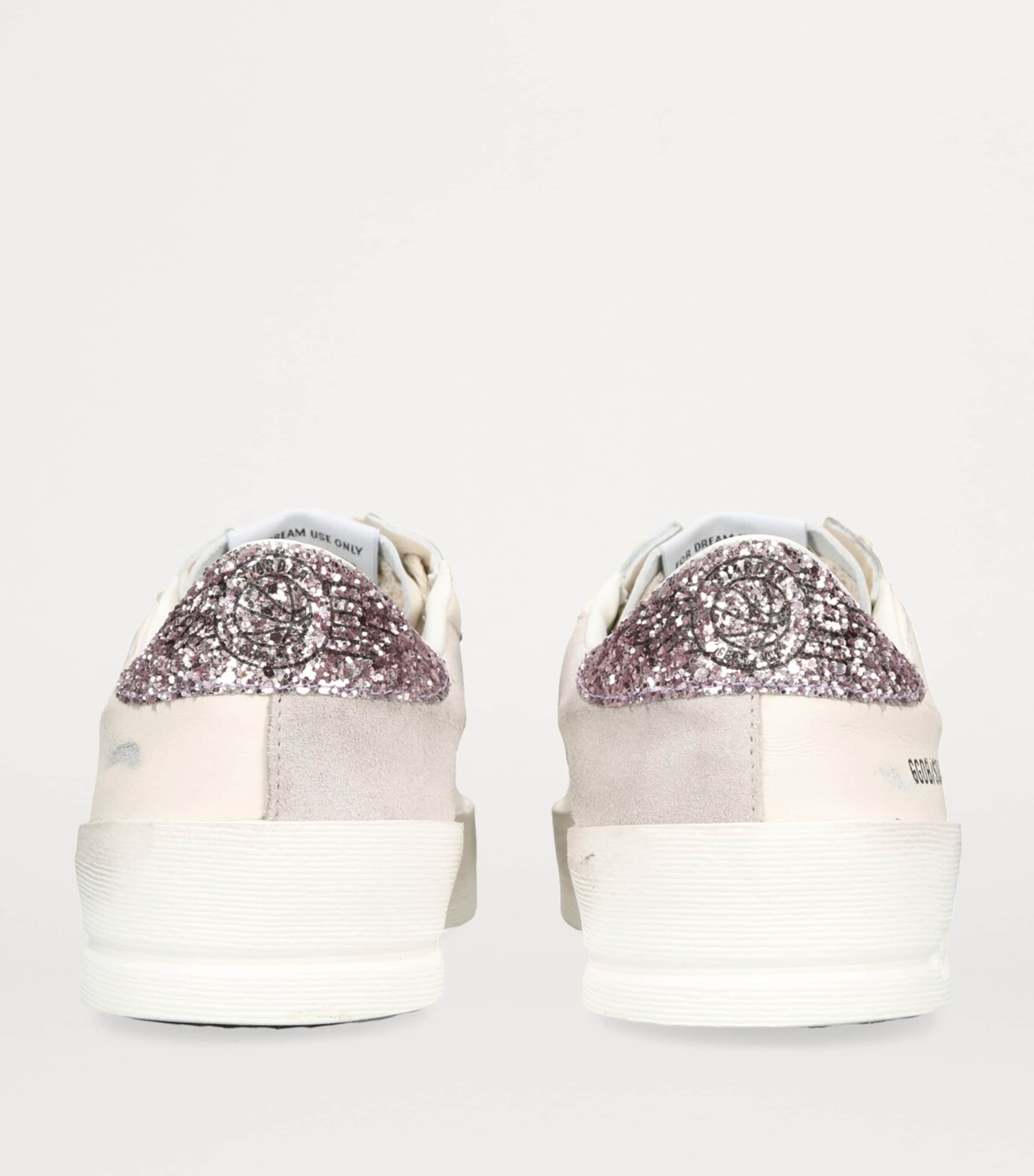 Golden Goose Leather Stardan Sneakers White/comb Image 3