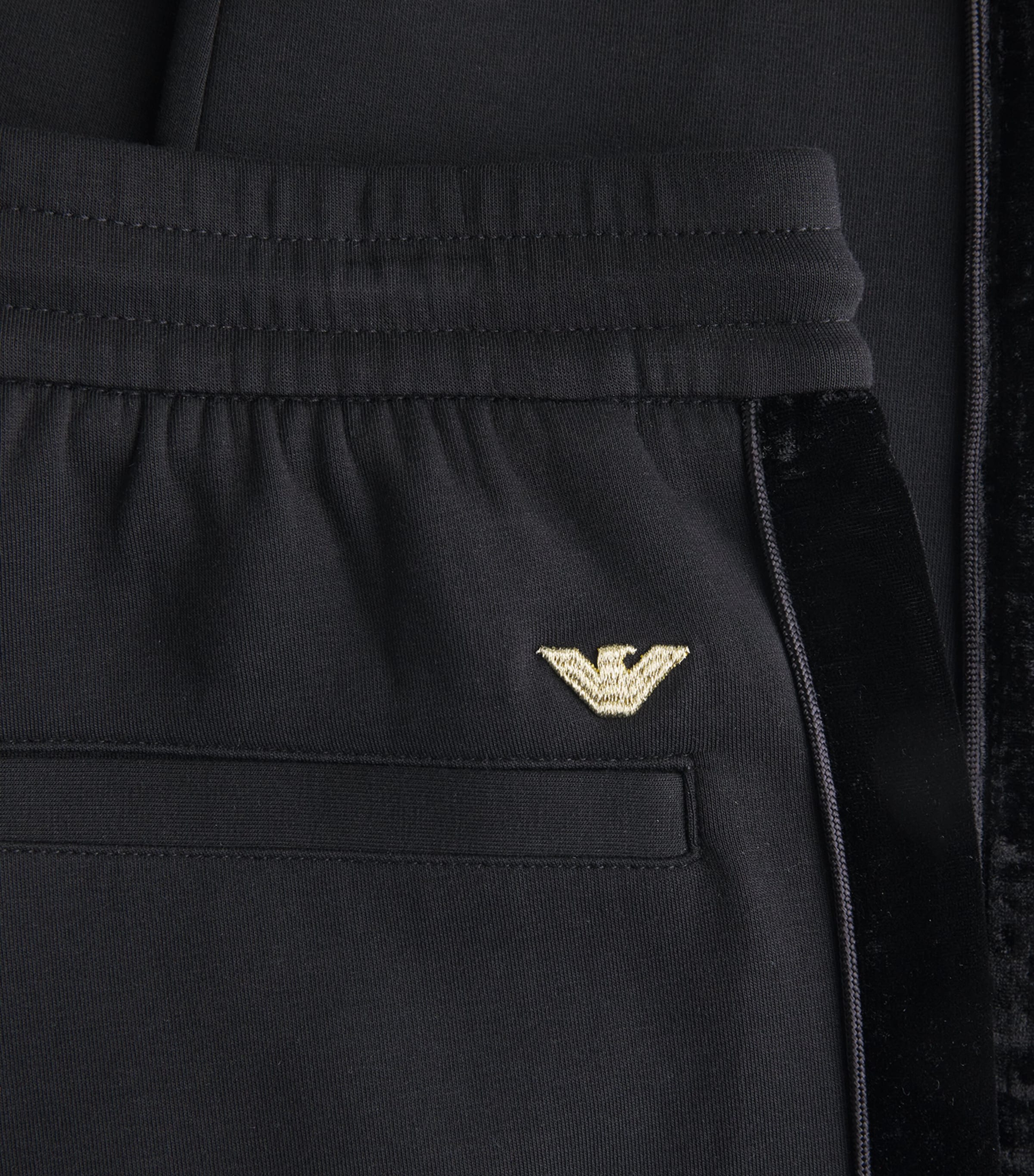 Stretch-Cotton Velvet Sweatpants UC001 Image 5