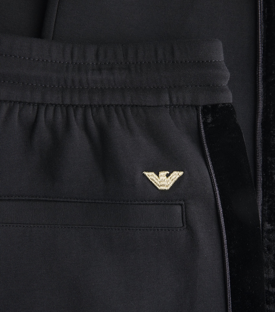 Stretch-Cotton Velvet Sweatpants UC001 Image 5