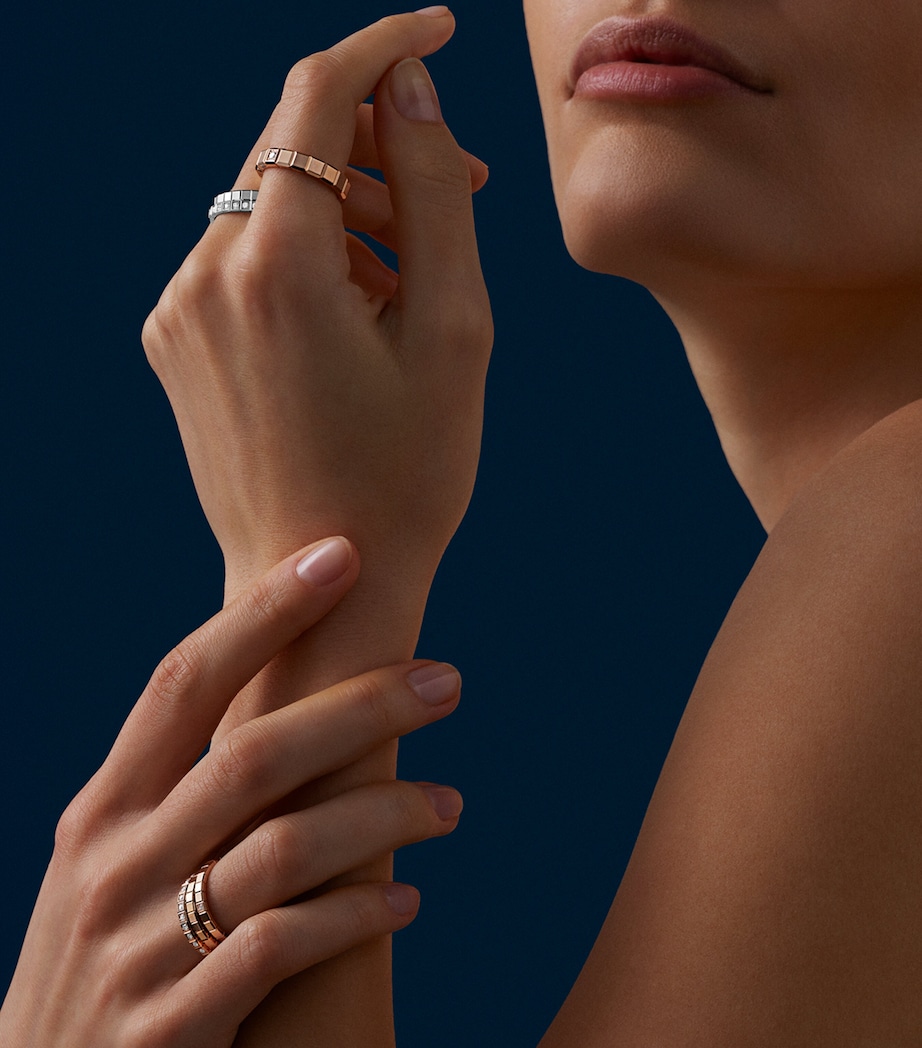 White Gold Ice Cube Ring Image 4