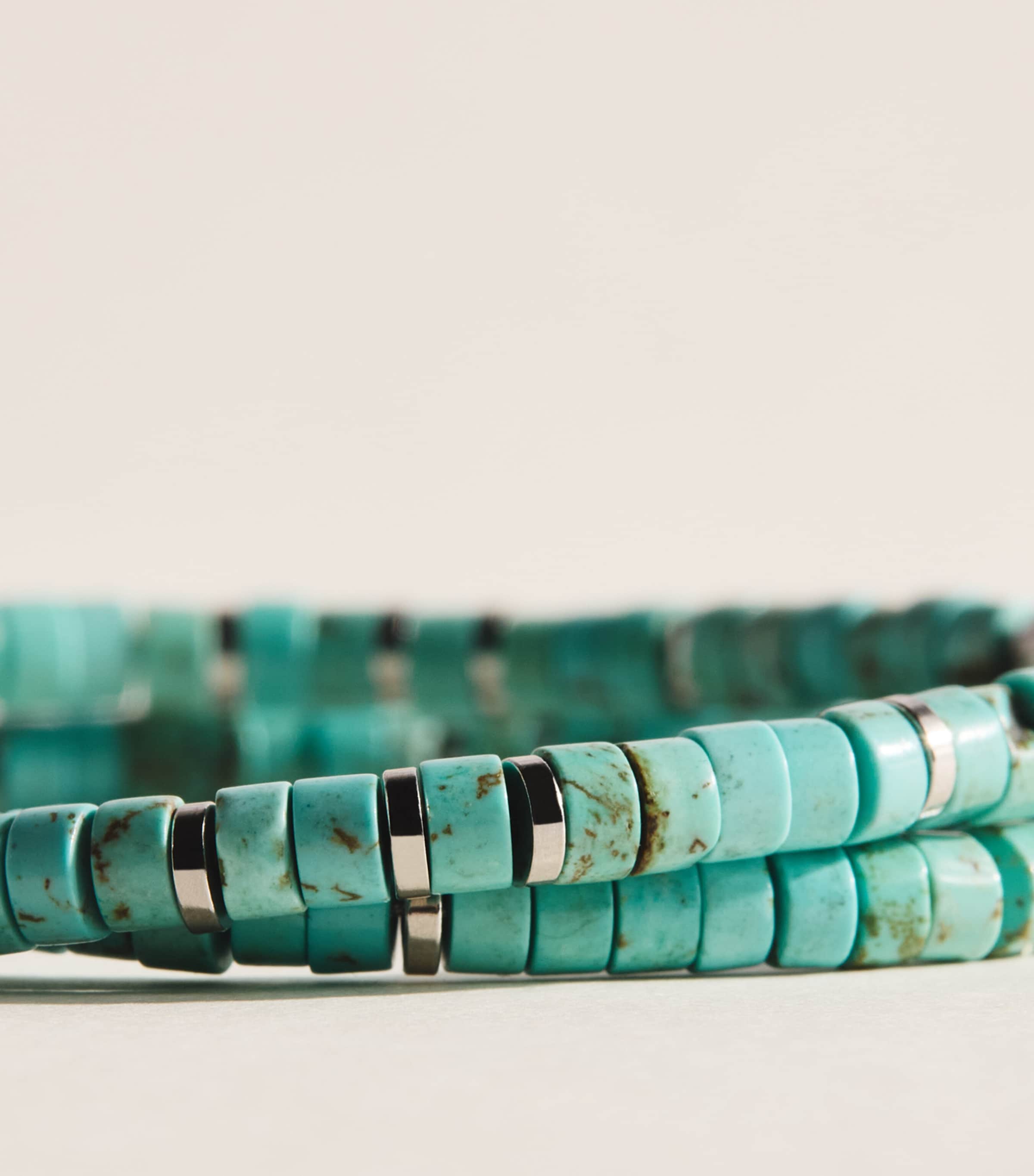 Nialaya Jewelry Heishi Wrap Bracelet Image 3