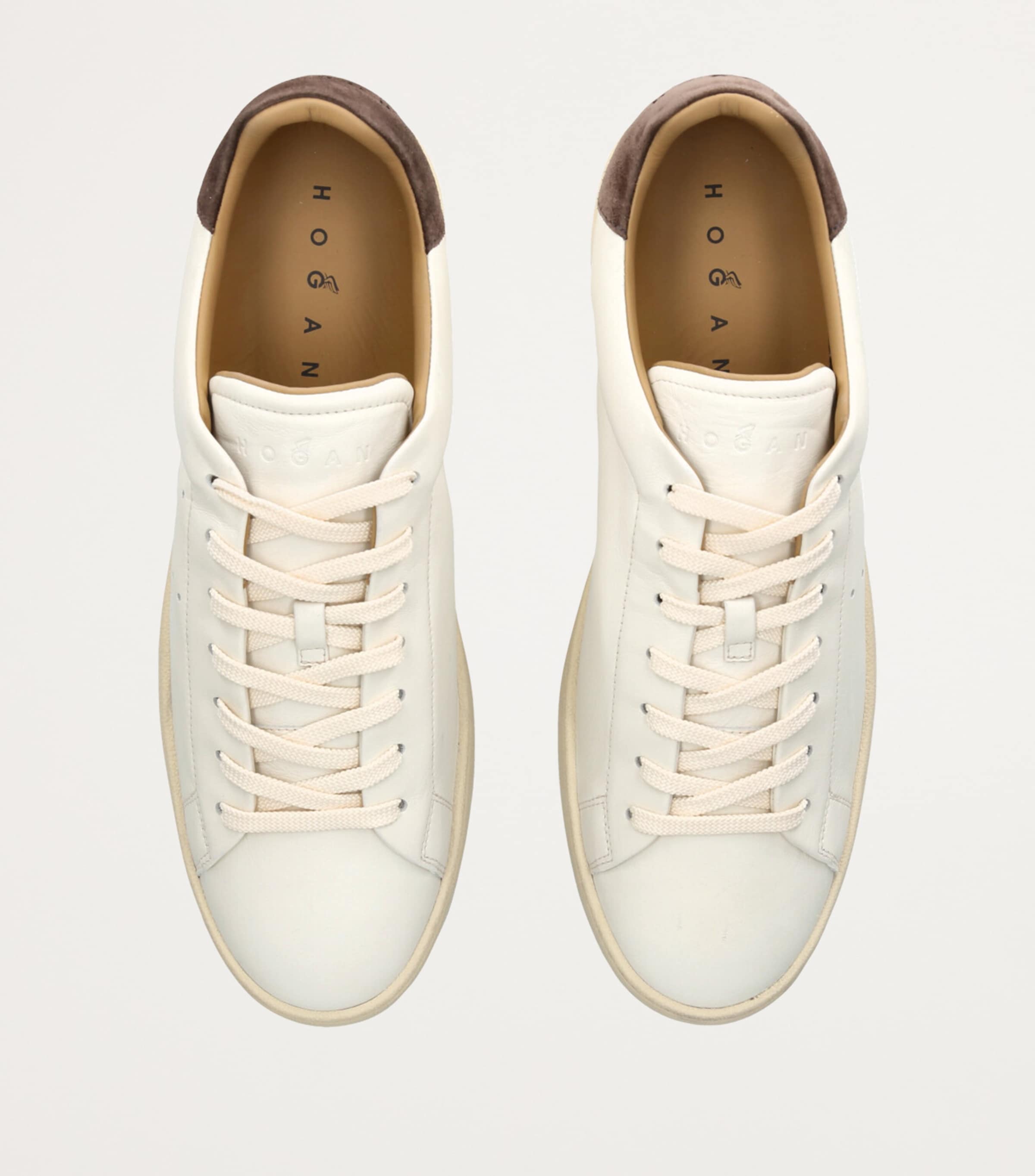 Leather H672 Tennis Sneakers WHITE/OTH Image 4