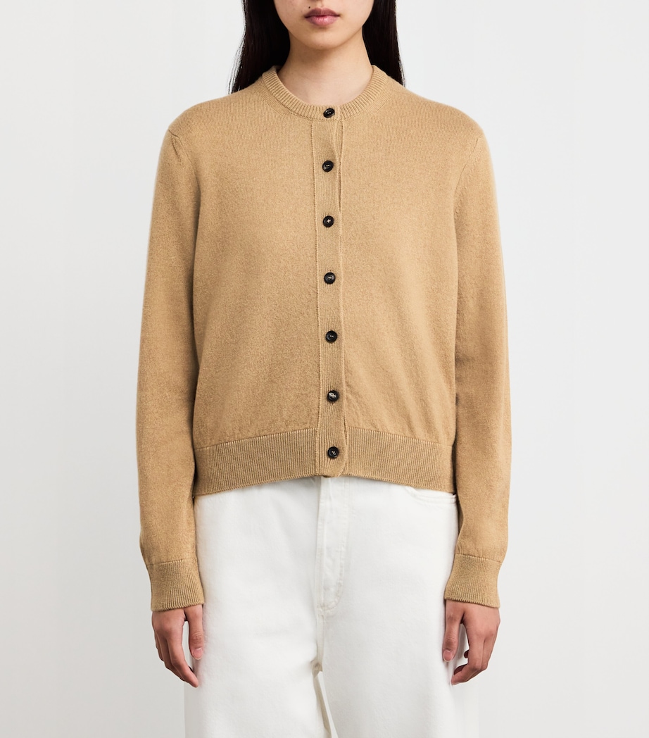 Cashmere Classic Cardigan HB4404 CAMEL Image 3