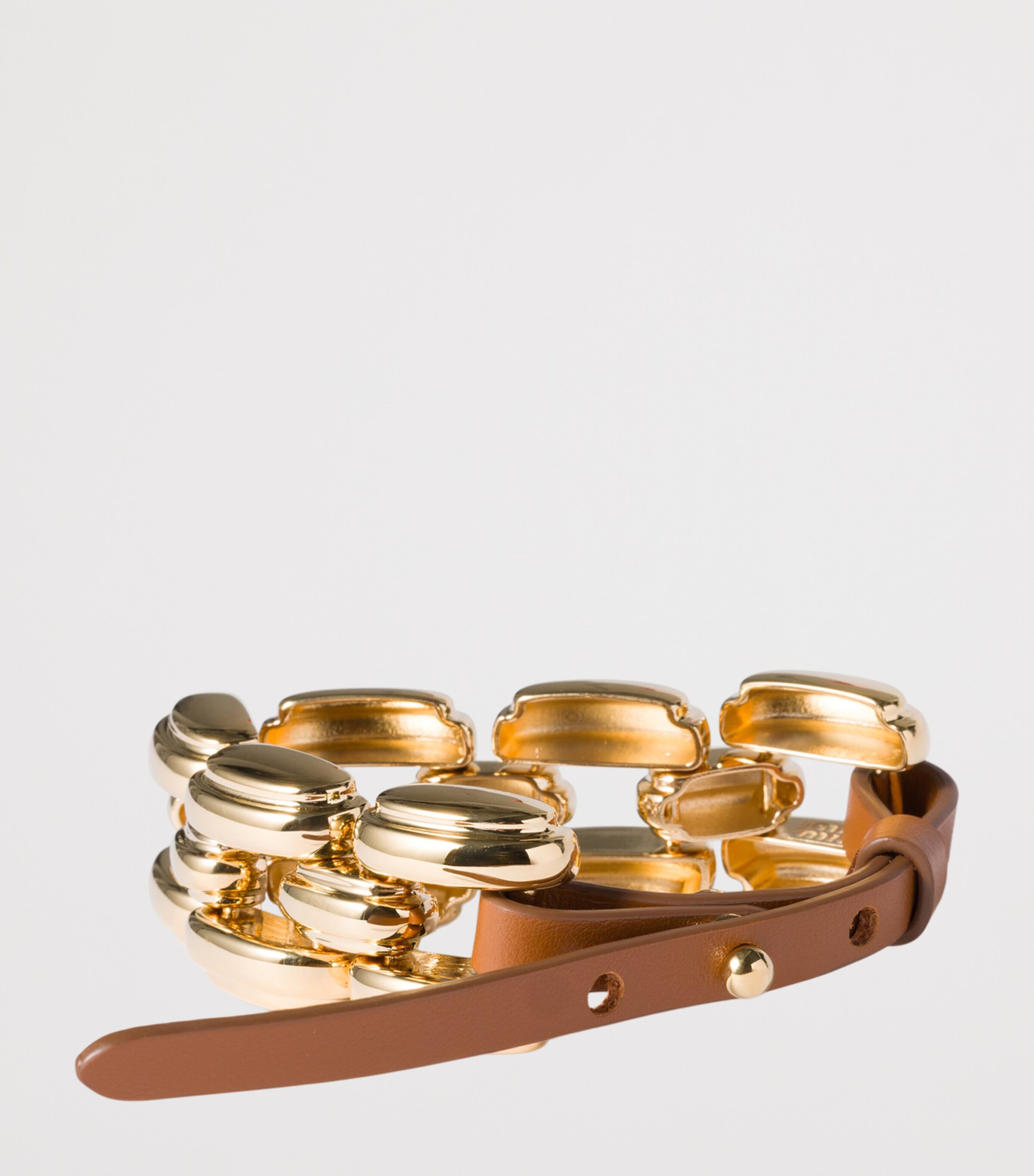 Miu Miu Leather and Metal Bracelet | Harrods UK