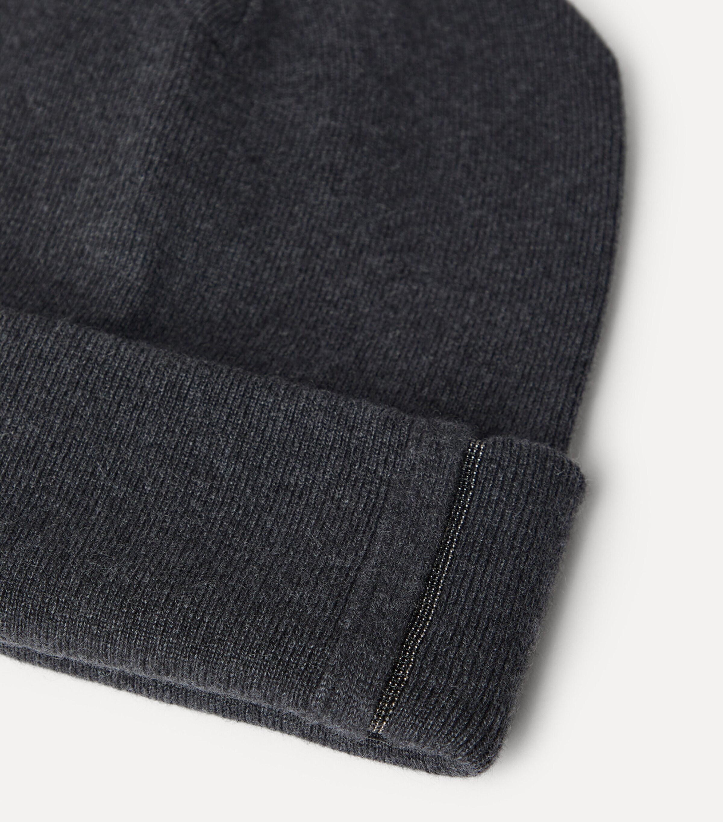 Brunello Cucinelli Cashmere Monili-Trim Beanie Image 3