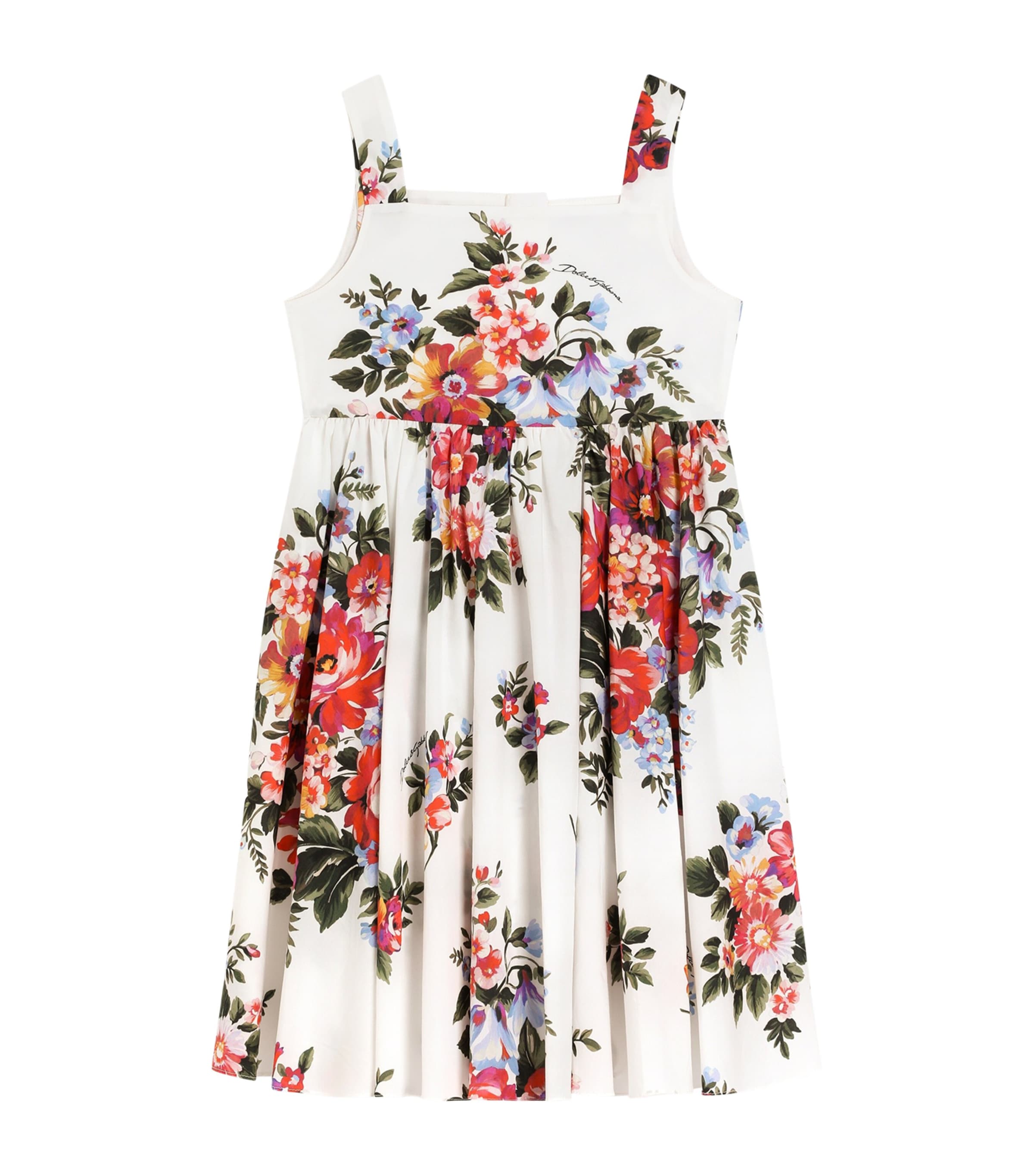 Dolce&Gabbana Kids Floral Summer Dress (8-12+ Years) Mazz.fiori F.b Image 1