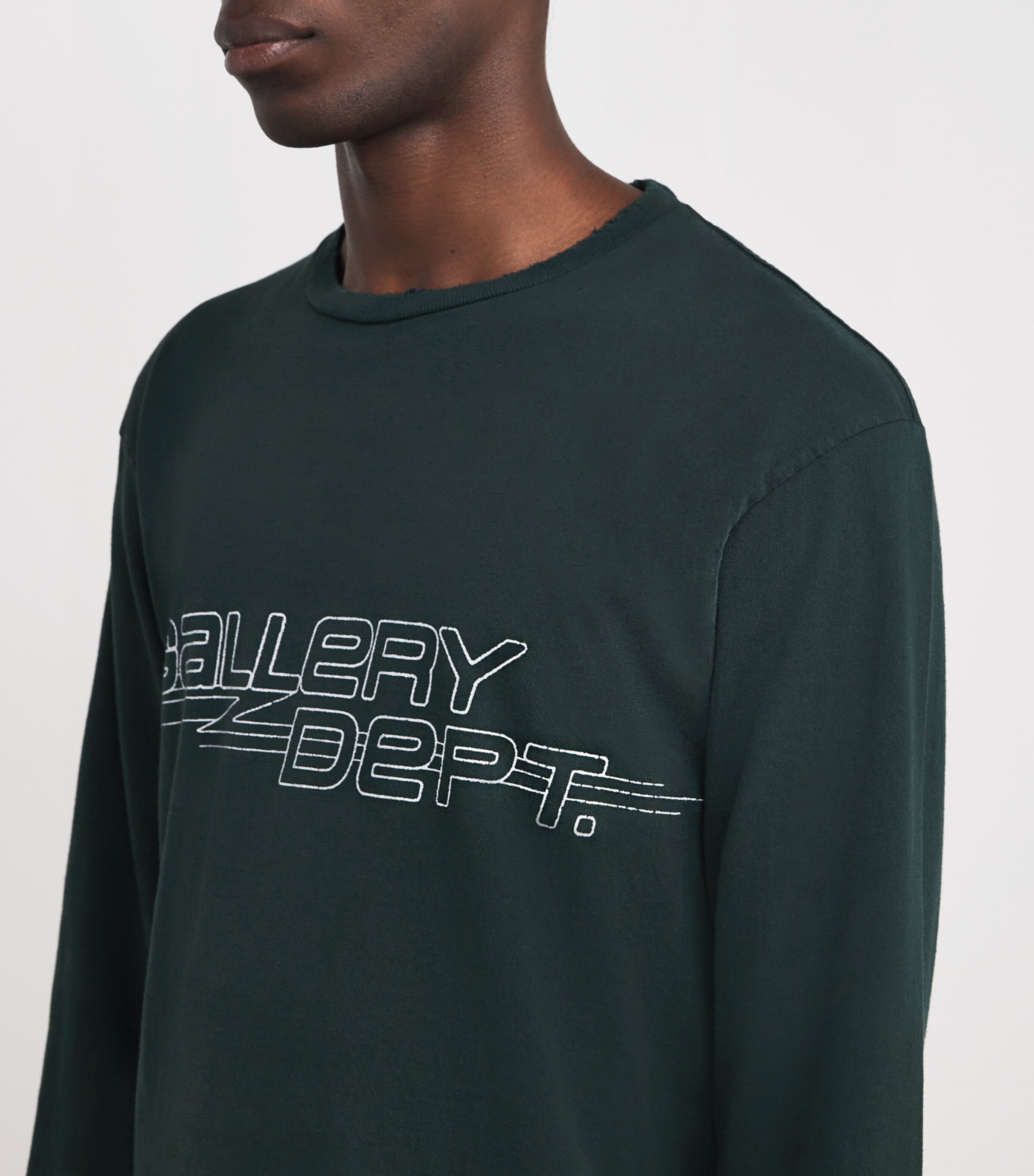 GALLERY DEPT. Mens Cotton Skate T-Shirt Second Hand Black Image 6