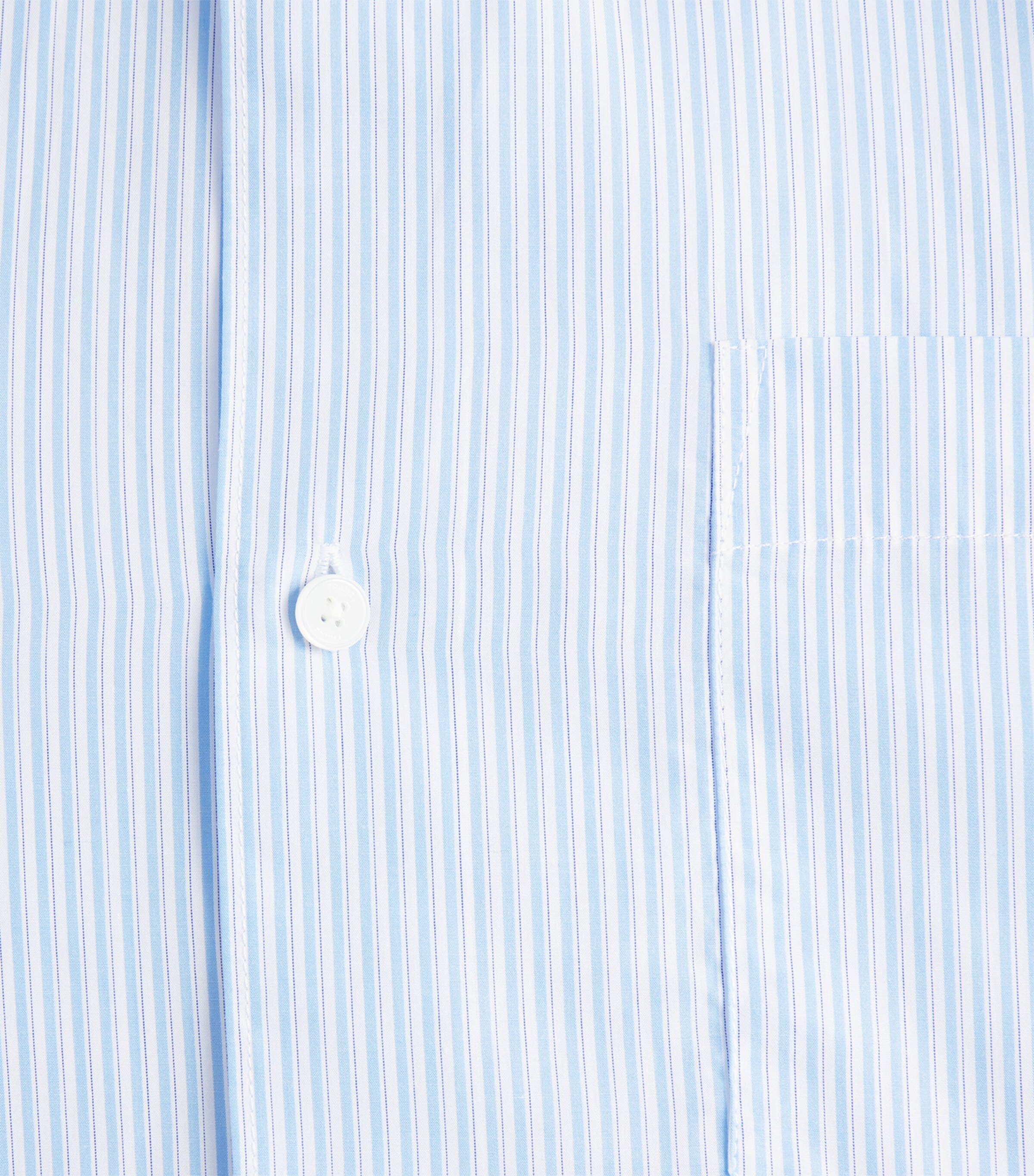 FRAME Mens Relaxed Stripe Shirt Blue Stripe Image 6
