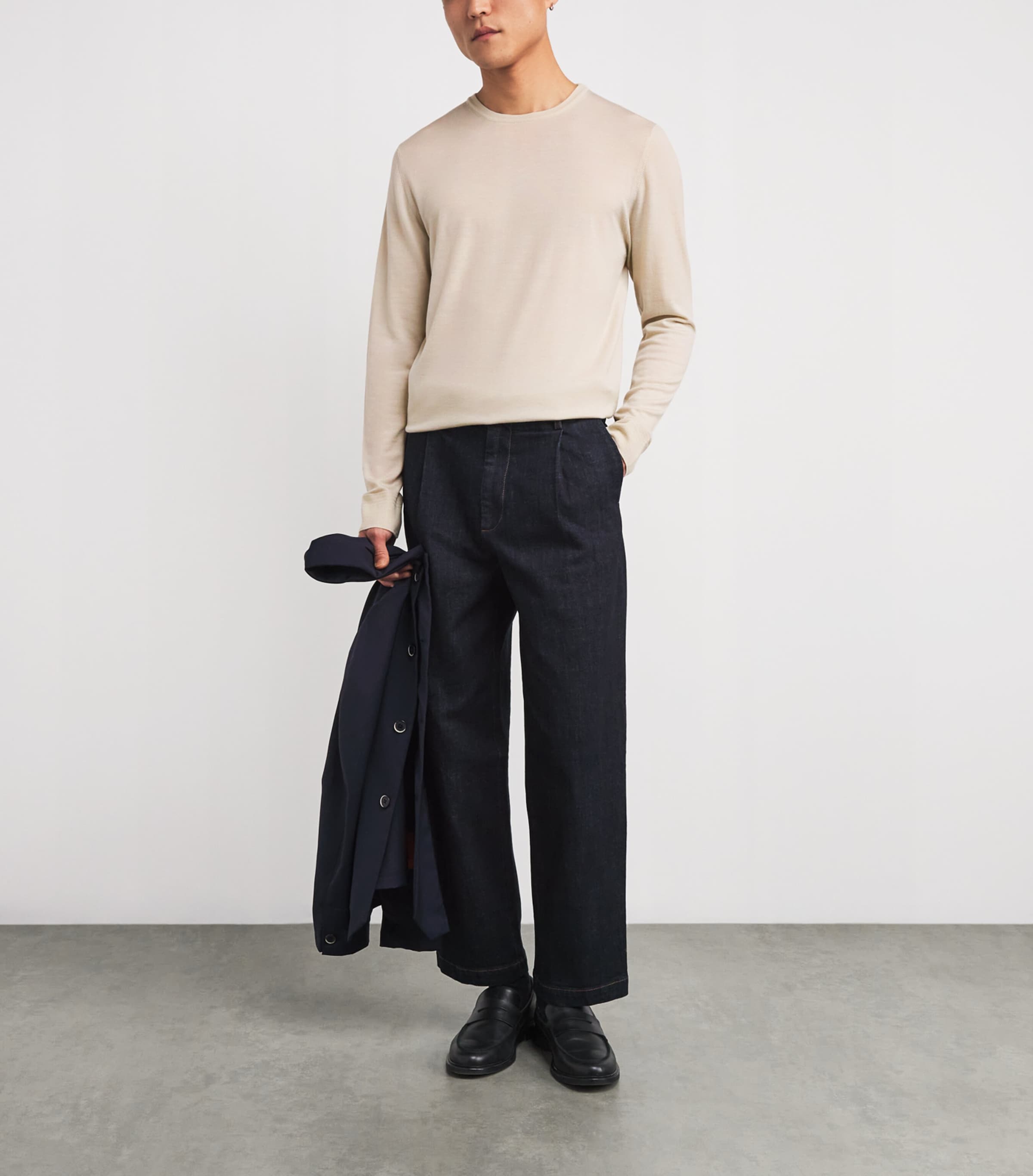 Extrafine Merino Wool Sweater 538PERLA Image 2