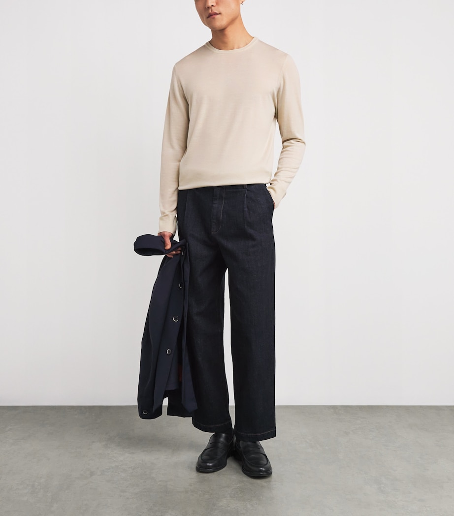 Extrafine Merino Wool Sweater 538PERLA Image 2