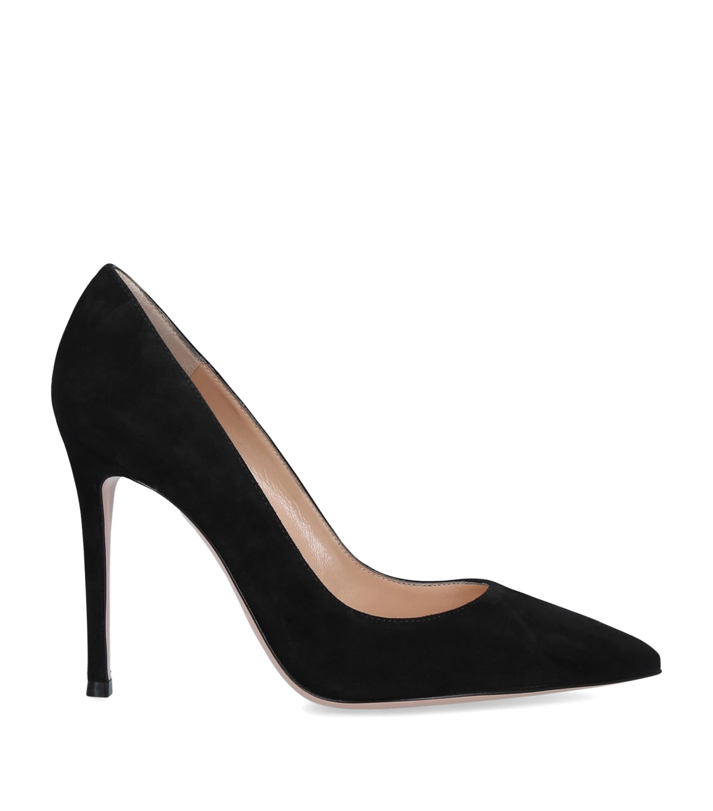 Suede Gianvito Pumps 105 BLACK Image 1