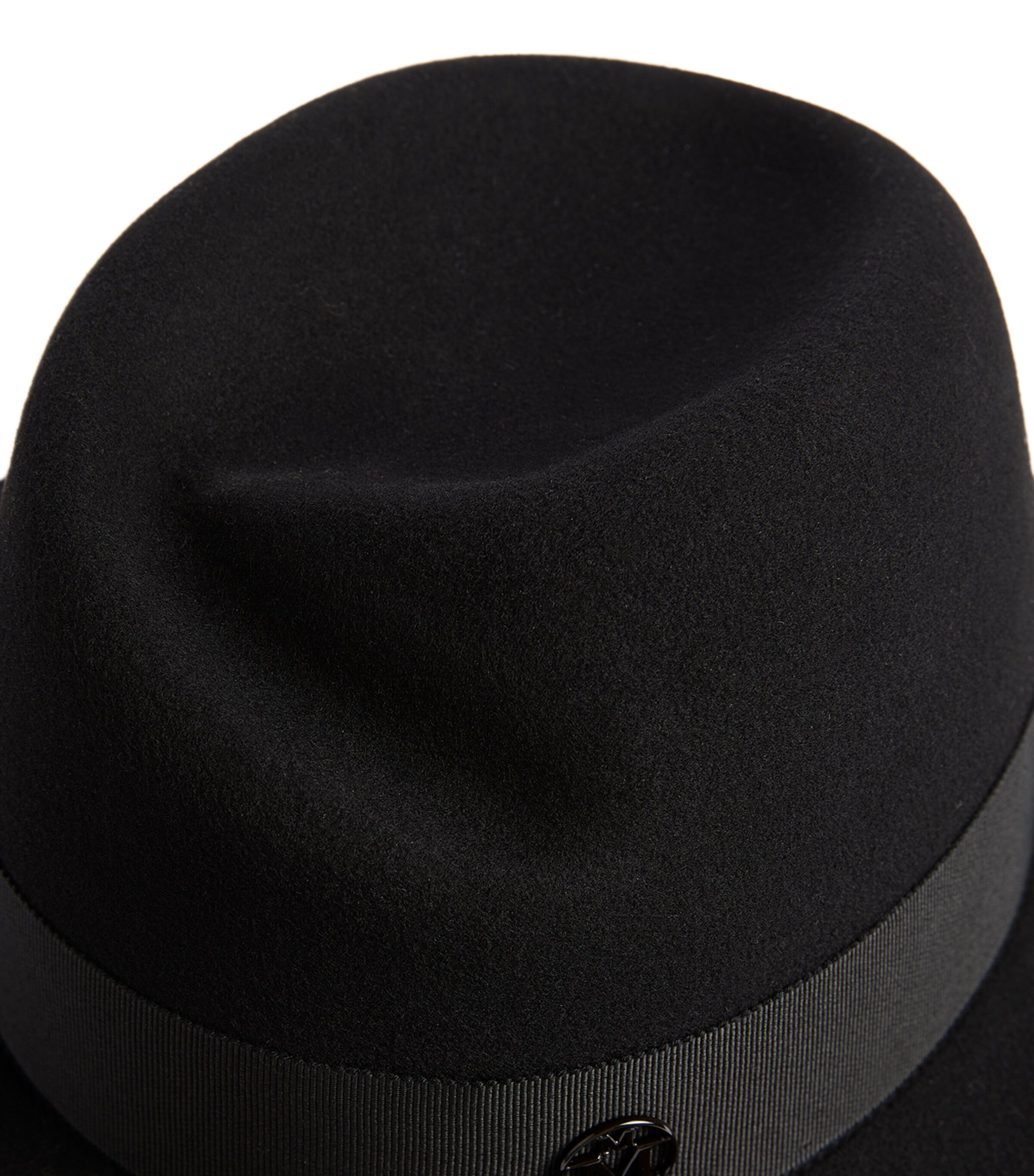 Maison Michel Wool Felt Virginie Fedora Black Image 4