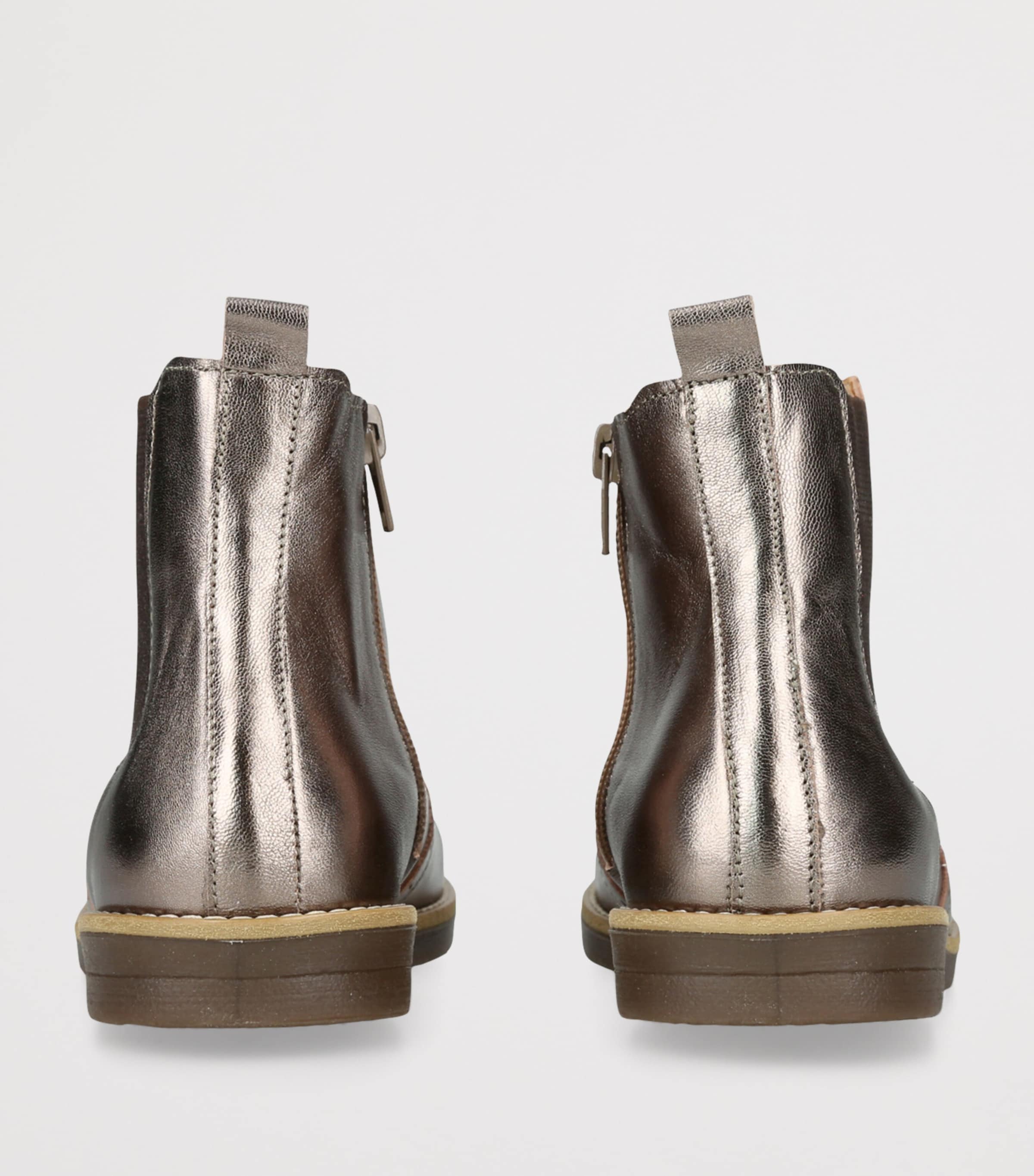 Leather Elo Ankle Boots BRONZE COM Image 2